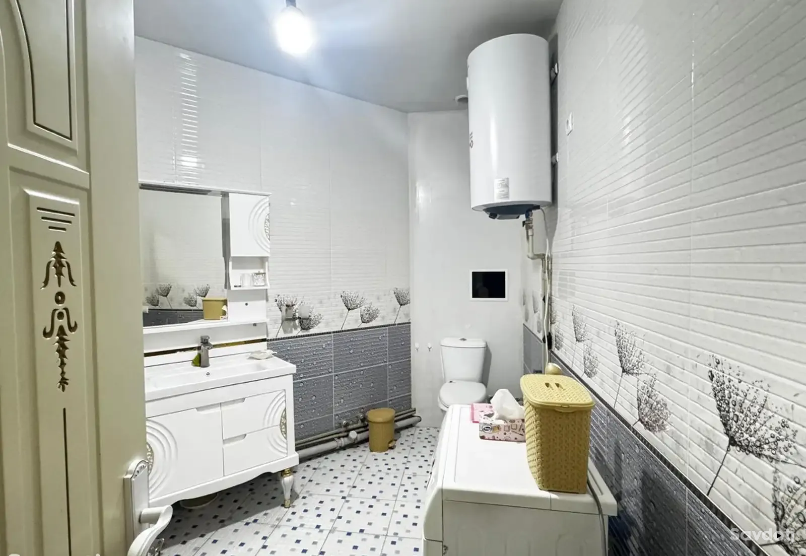 3-комн. квартира, 9 этаж, 130м², Сомони — фото 5