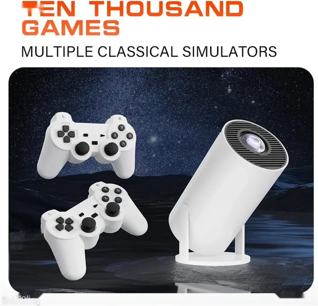 Проектор и Игровая Консоль Game Projector M300 MAX 2-в-1