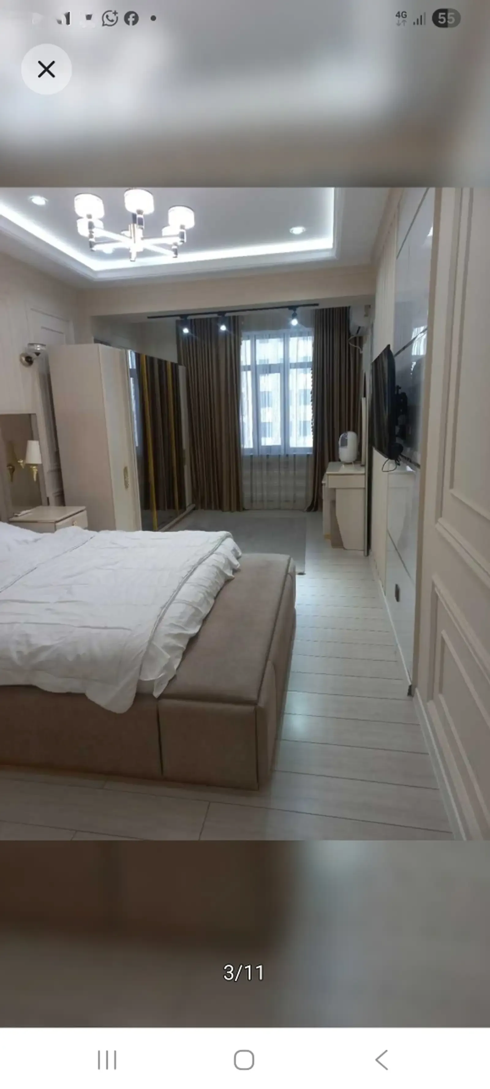3-комн. квартира, 10 этаж, 128м², 4 дома