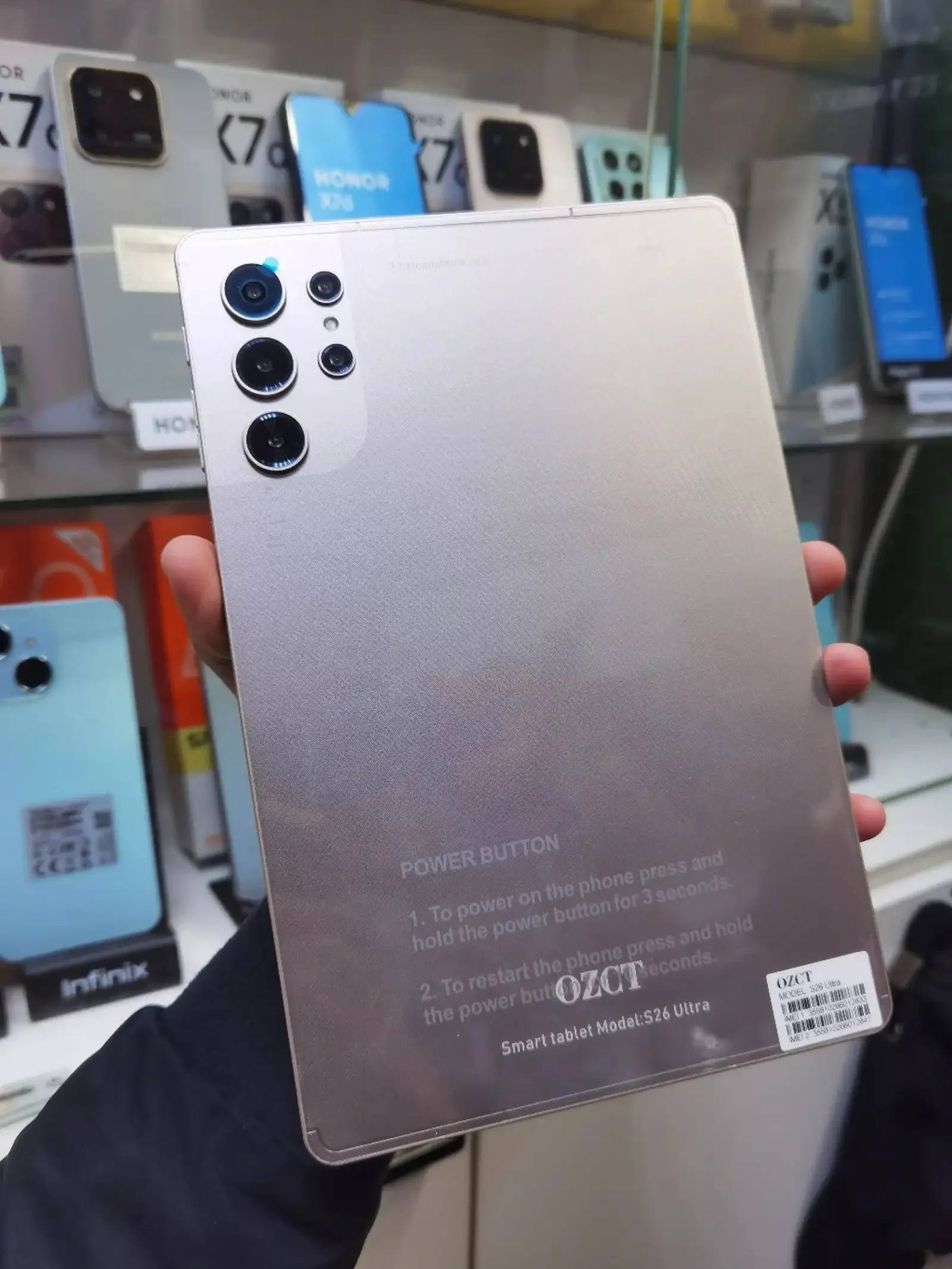 Планшет OZCT 26Ultra 16/512Gb 8000Мач