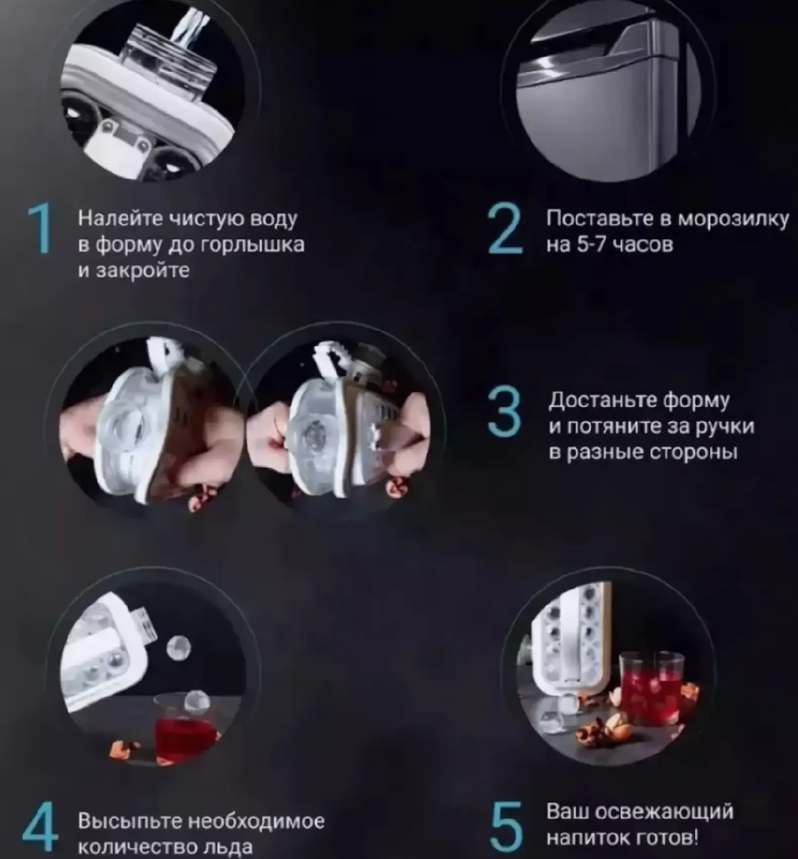 Форма бутылка для льда