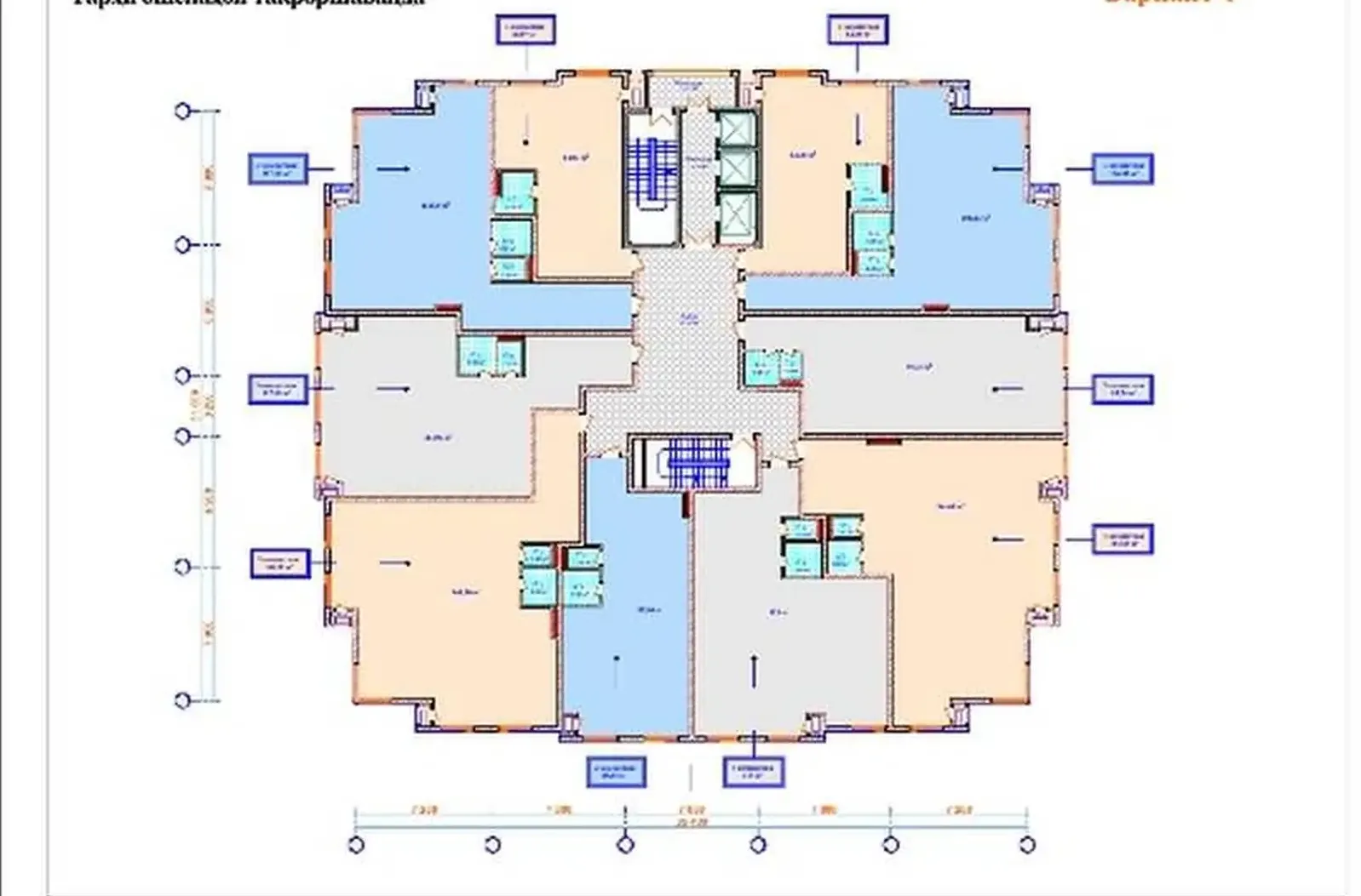 1-комн. квартира, 10 этаж, 62 м², Шохмансур — фото 2