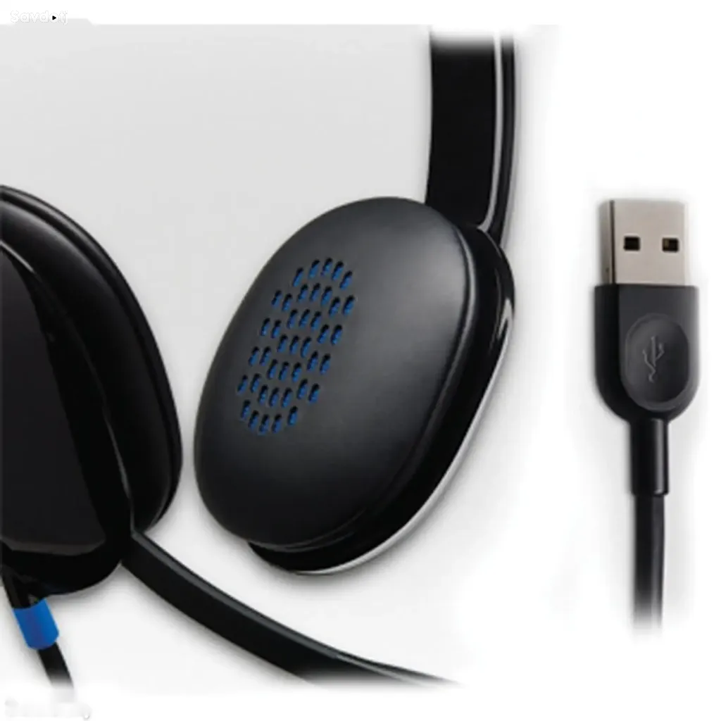 USB-гарнитура Logitech H540 Premium Stereo Headset с шумоподавлением Black