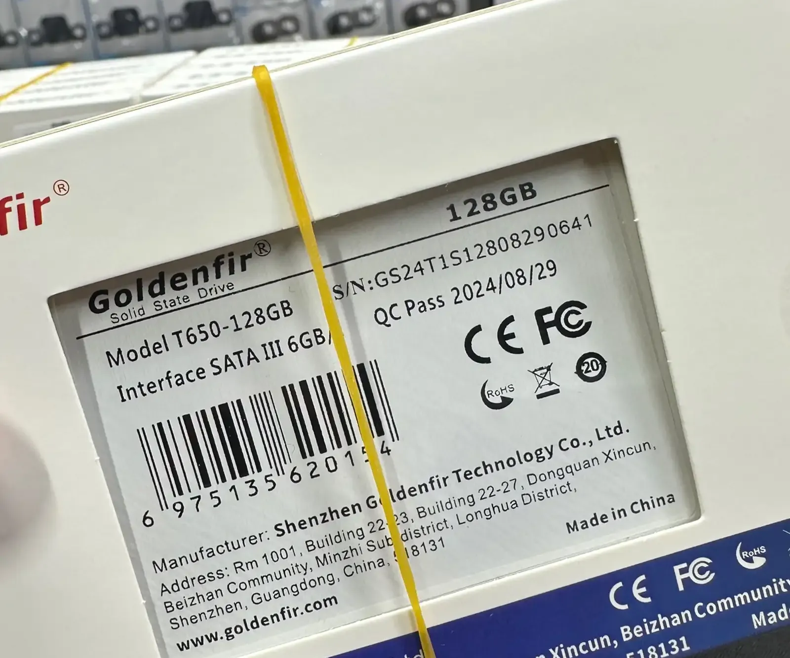 SSD накопитель 128GB Goldenfir 2.5