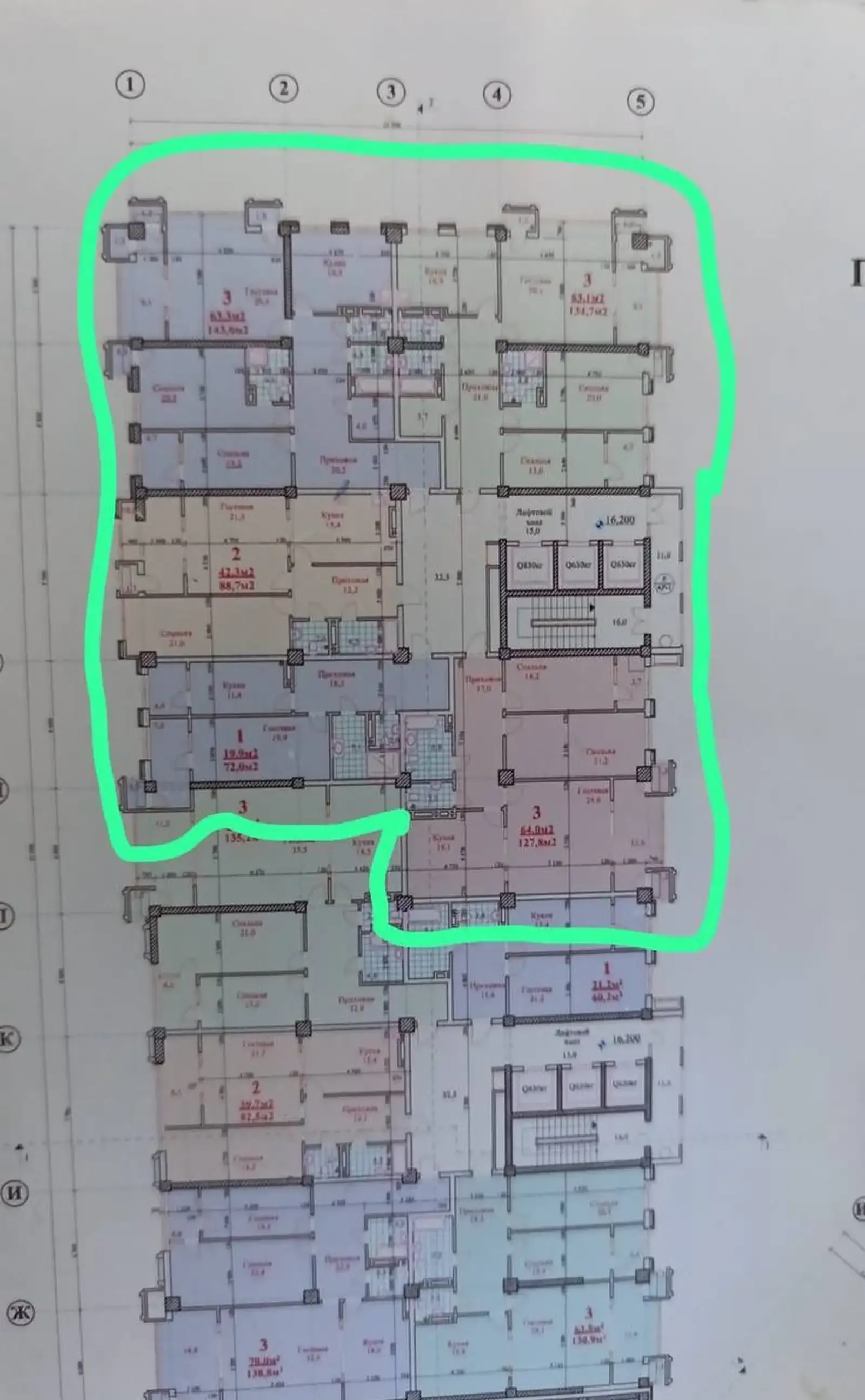 6-комн. квартира, 11 этаж, 566 м², Исмоили Сомони