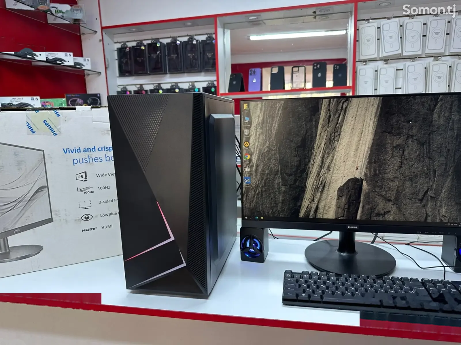 Персональный компьютер сore i5 4570/RAM 16GB/NVME M2 256GB/HDD 500GB/Philips
