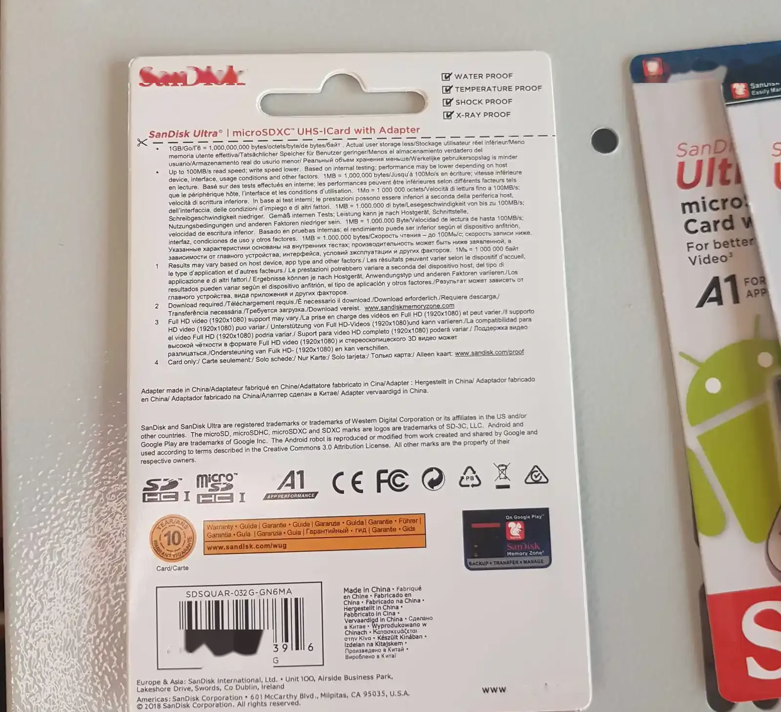 Флешка SanDisk Ultra A1 4Gb