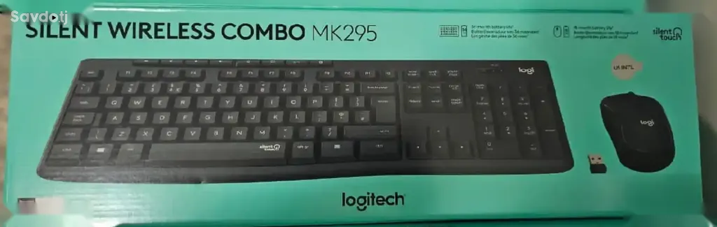 Комплект мышь + клавиатура беспроводная МК295, чёрный Logitech