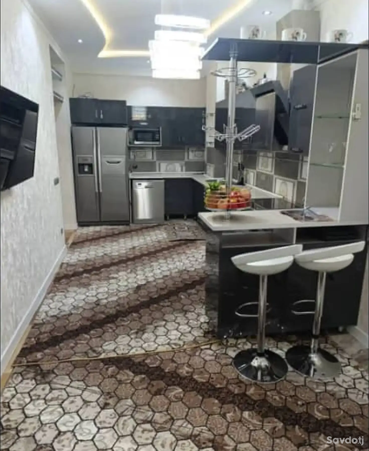2-комн. квартира, 3 этаж, 100м², Сомони — фото 4