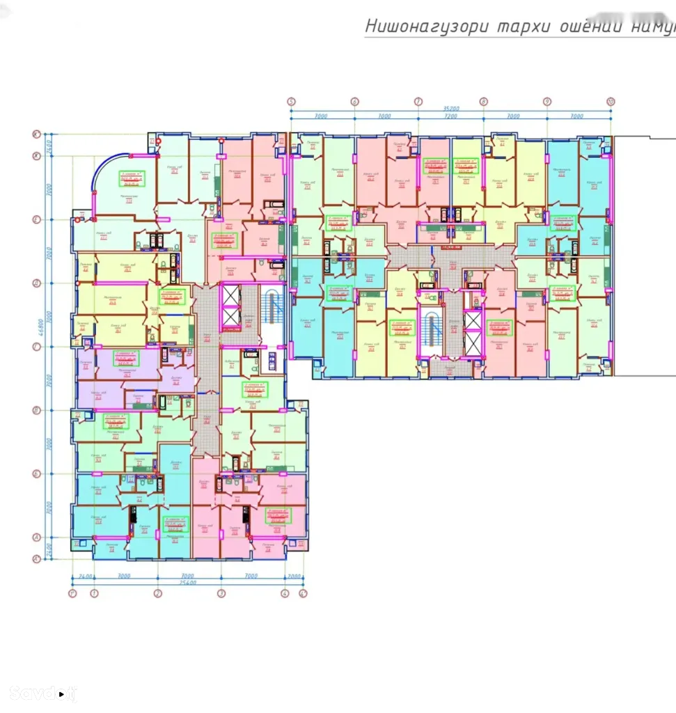 3-комн. квартира, 8 этаж, 165 м², Улица Абдулкосима Лохути 8/6