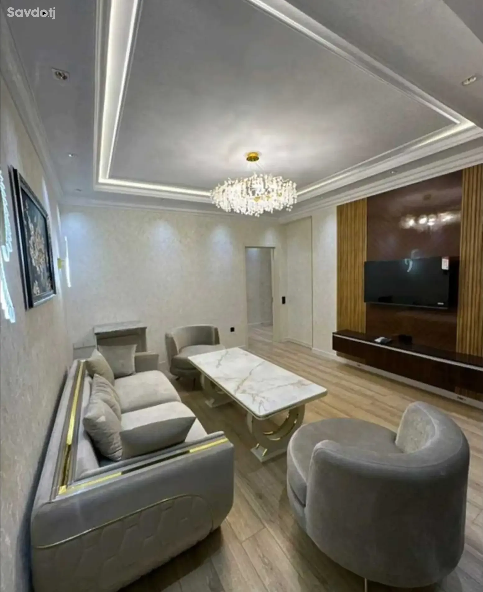2-комн. квартира, 14 этаж, 101м², И. Сомони — фото 3