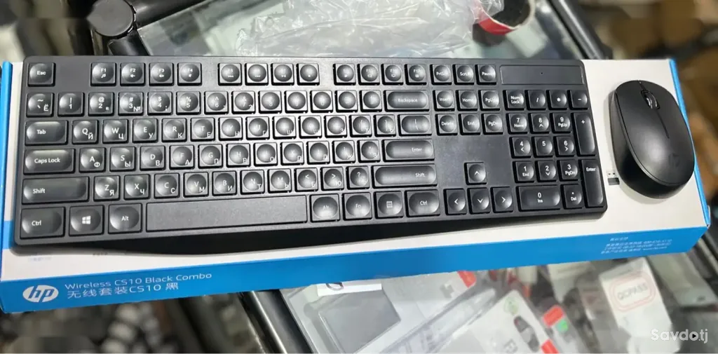 Клавиатура HP Wireless Black Combo