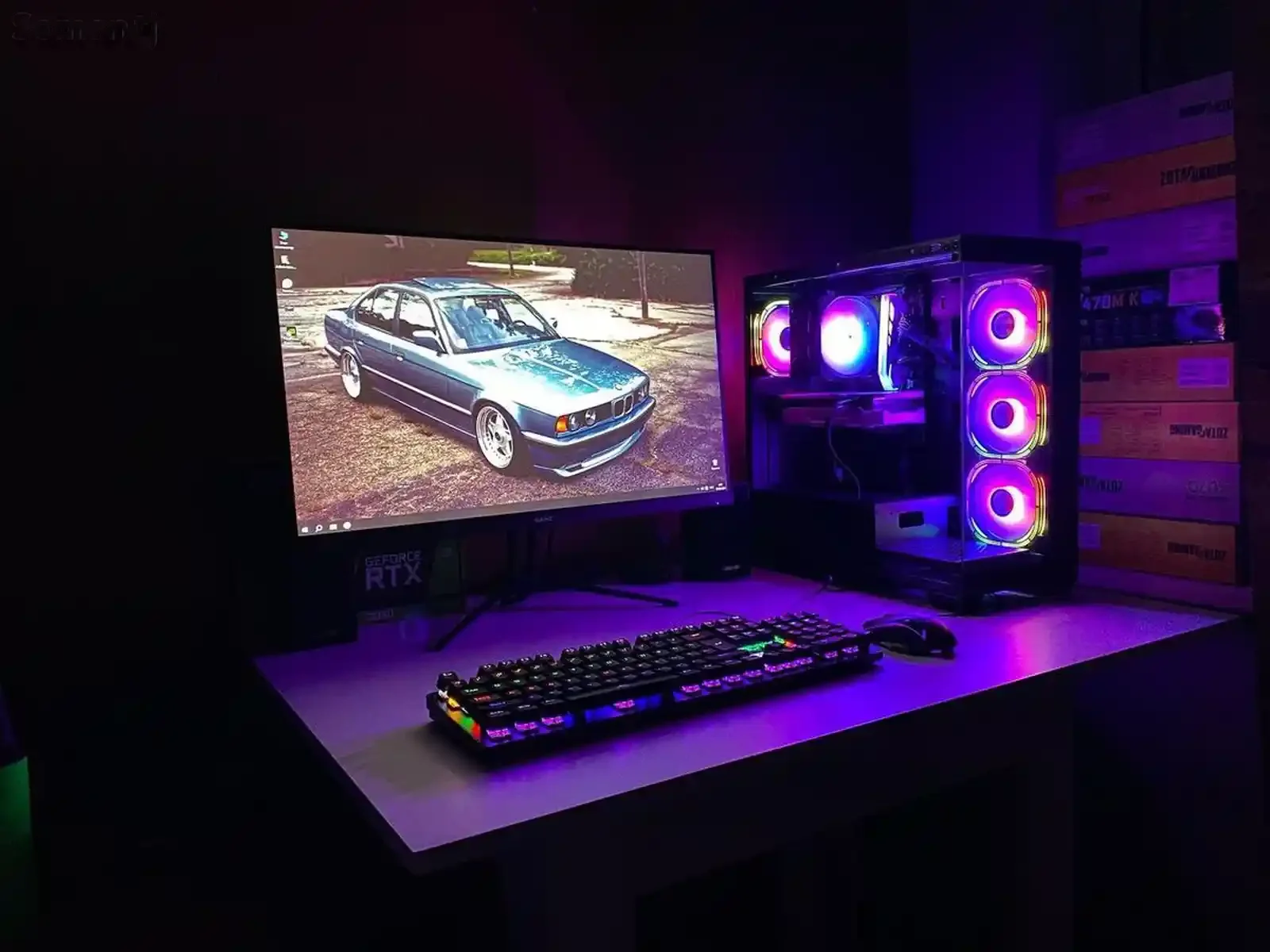 Игровой компьютер core i5 10400F/RAM 16GB DDR 4/RX 580 GB/SSD 128/HDD 1TB