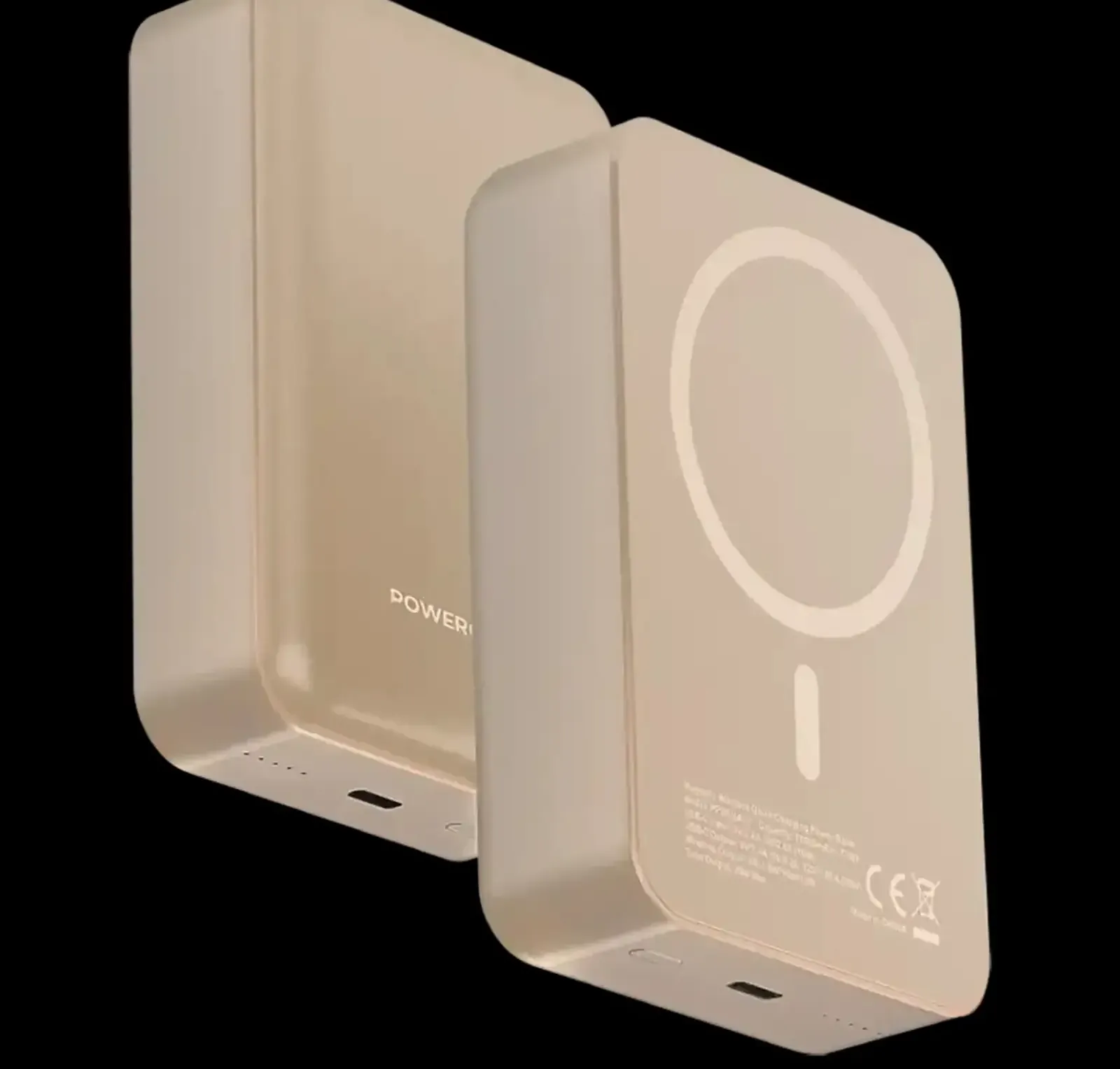 Внешний аккумулятор Powerology 20000 mAh 20W PD & 15W Magsafe Desert Titanium