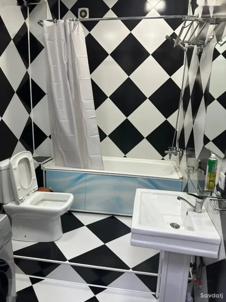 3-комн. квартира, 9 этаж, 64м², и сомони