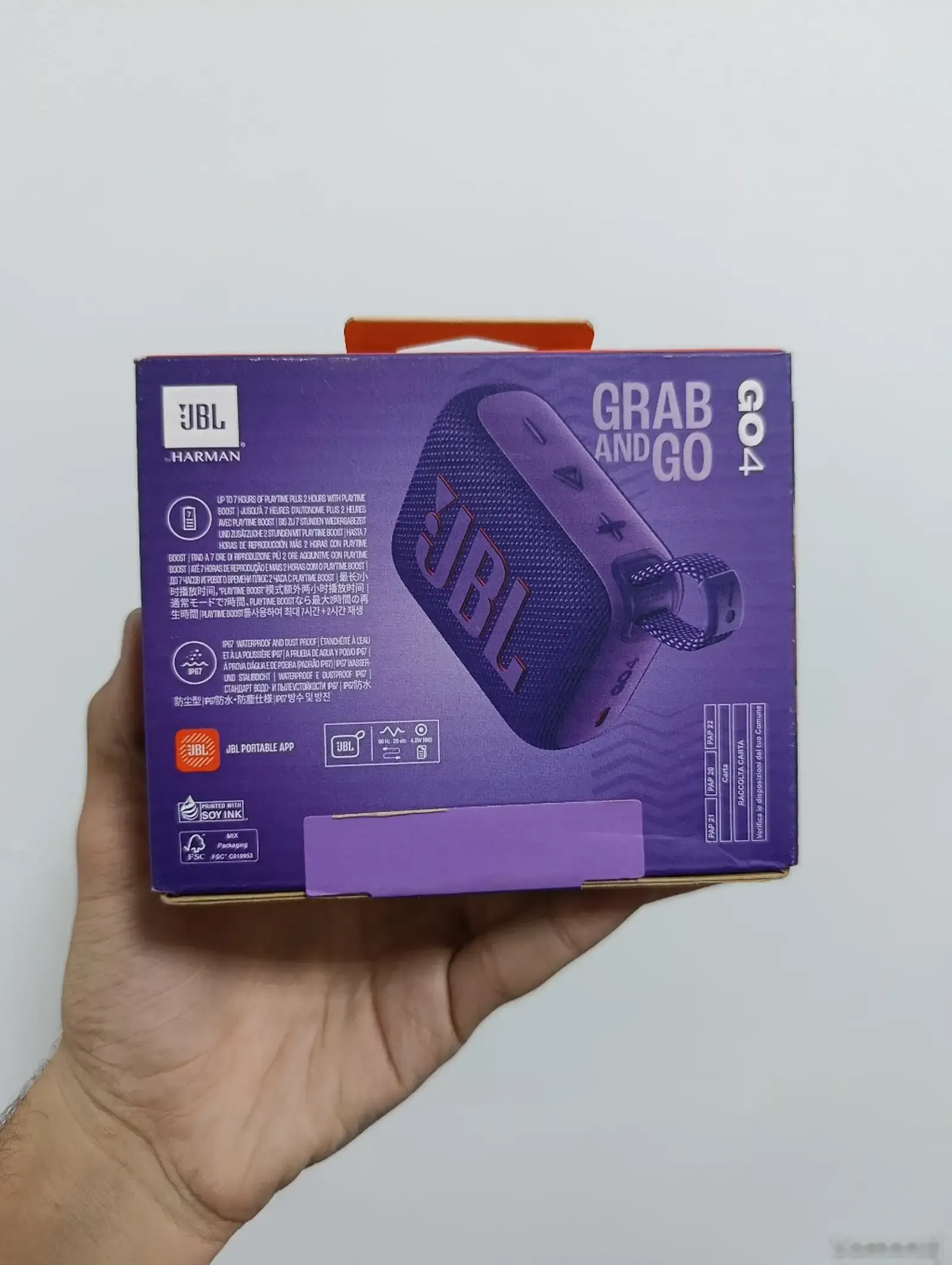 Портативная колонка JBL GO 4 фиолетовый