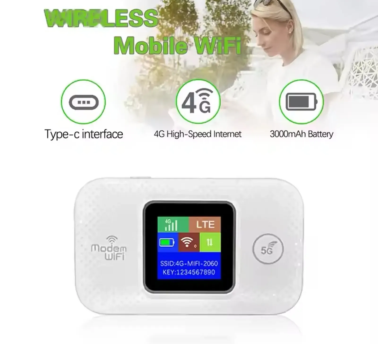 Беспроводной карманный Wi-Fi Wireless Mobile wifi pro MF688