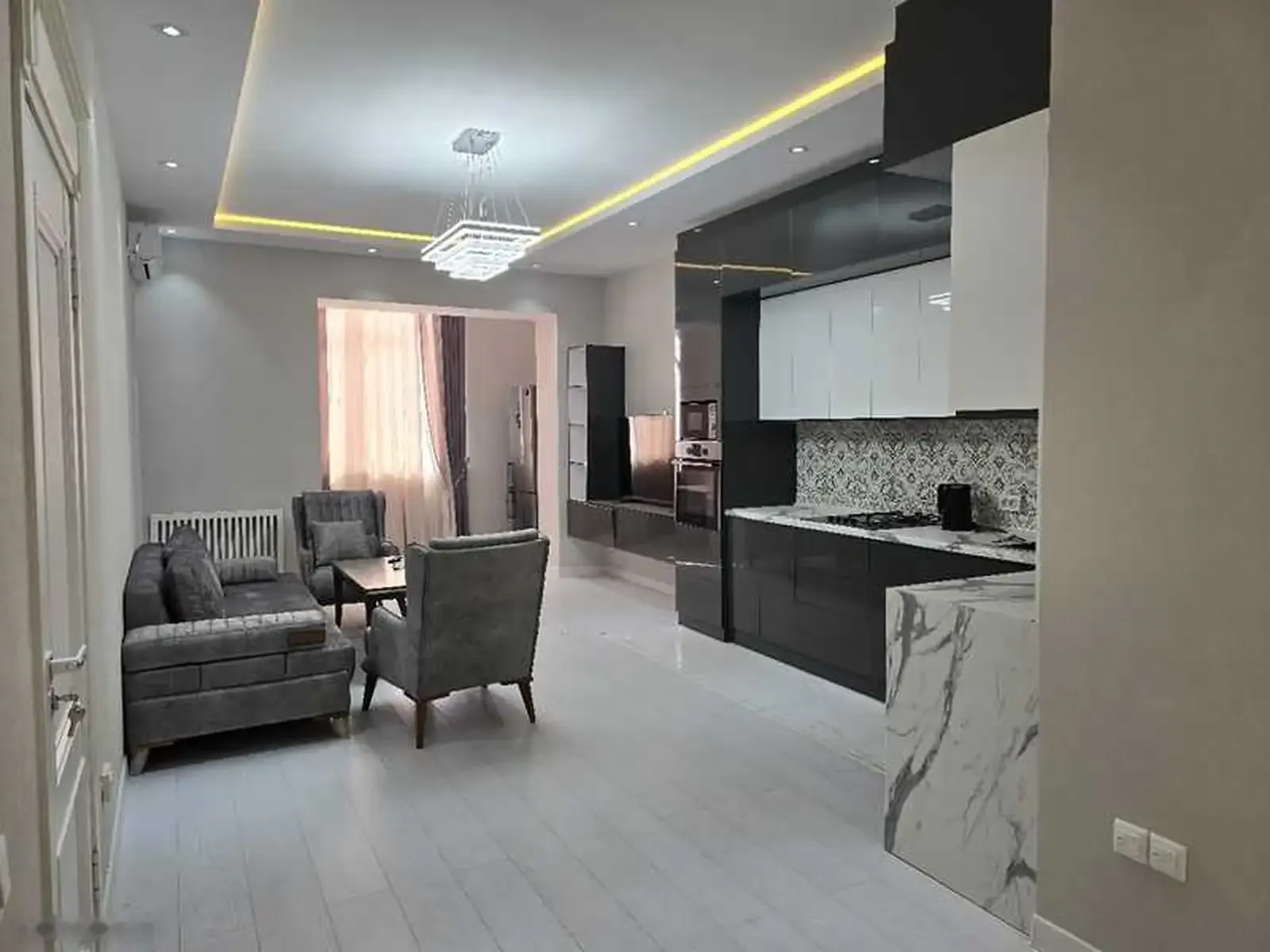 2-комн. квартира, 10 этаж, 83м², И.Сомони — фото 3