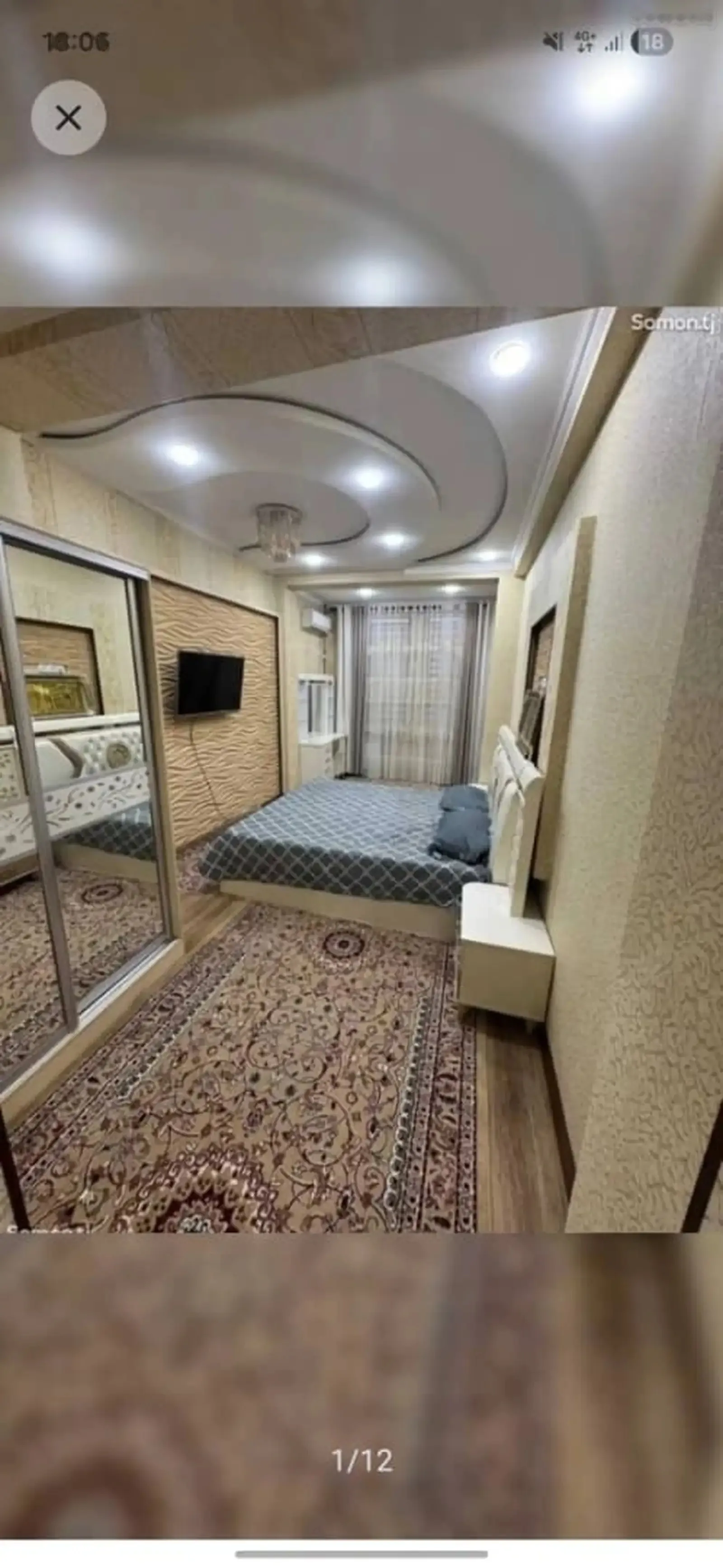 2-комн. квартира, 10 этаж, 75м², танка доми Арванд — фото 2
