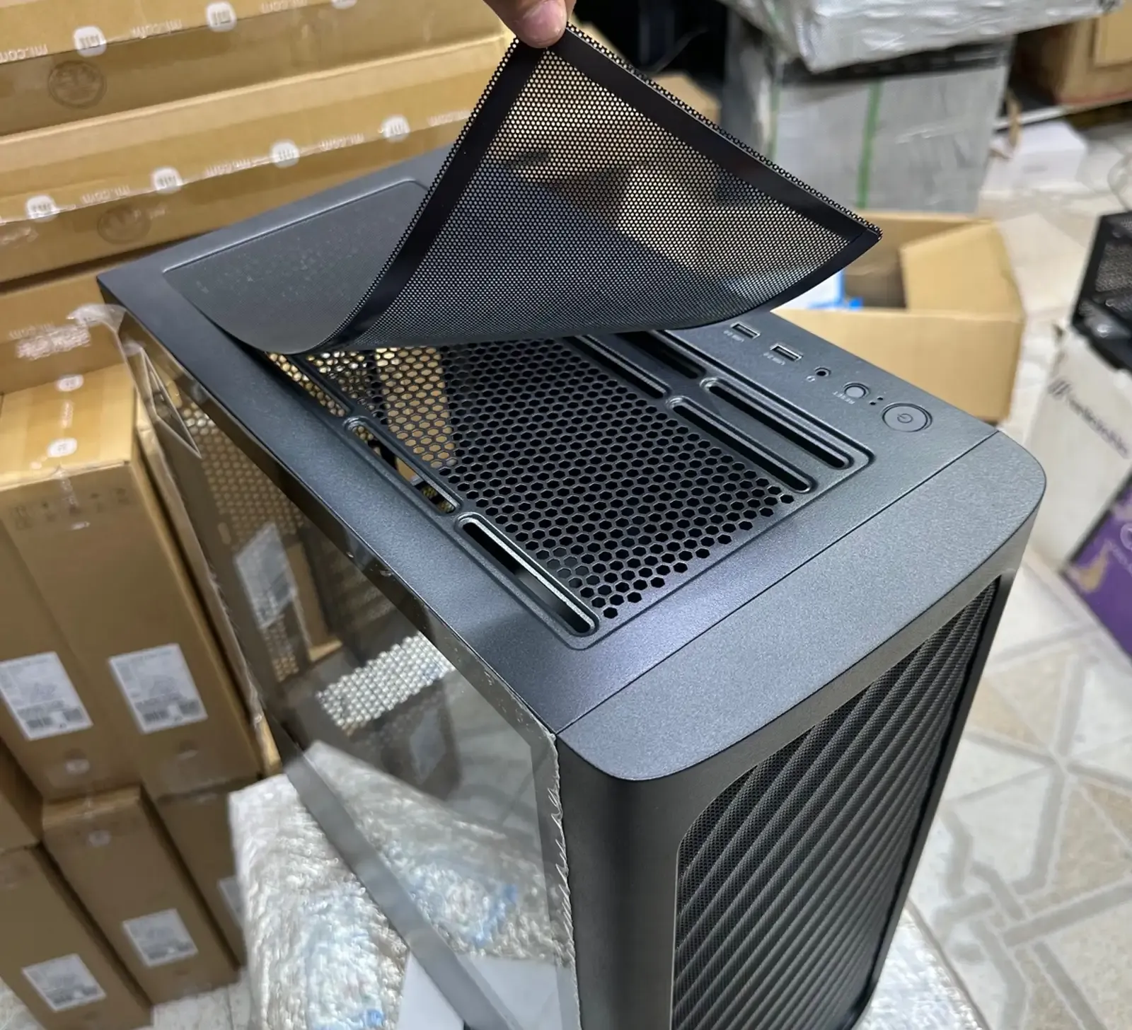 Корпус стеклянный Galaxy Black