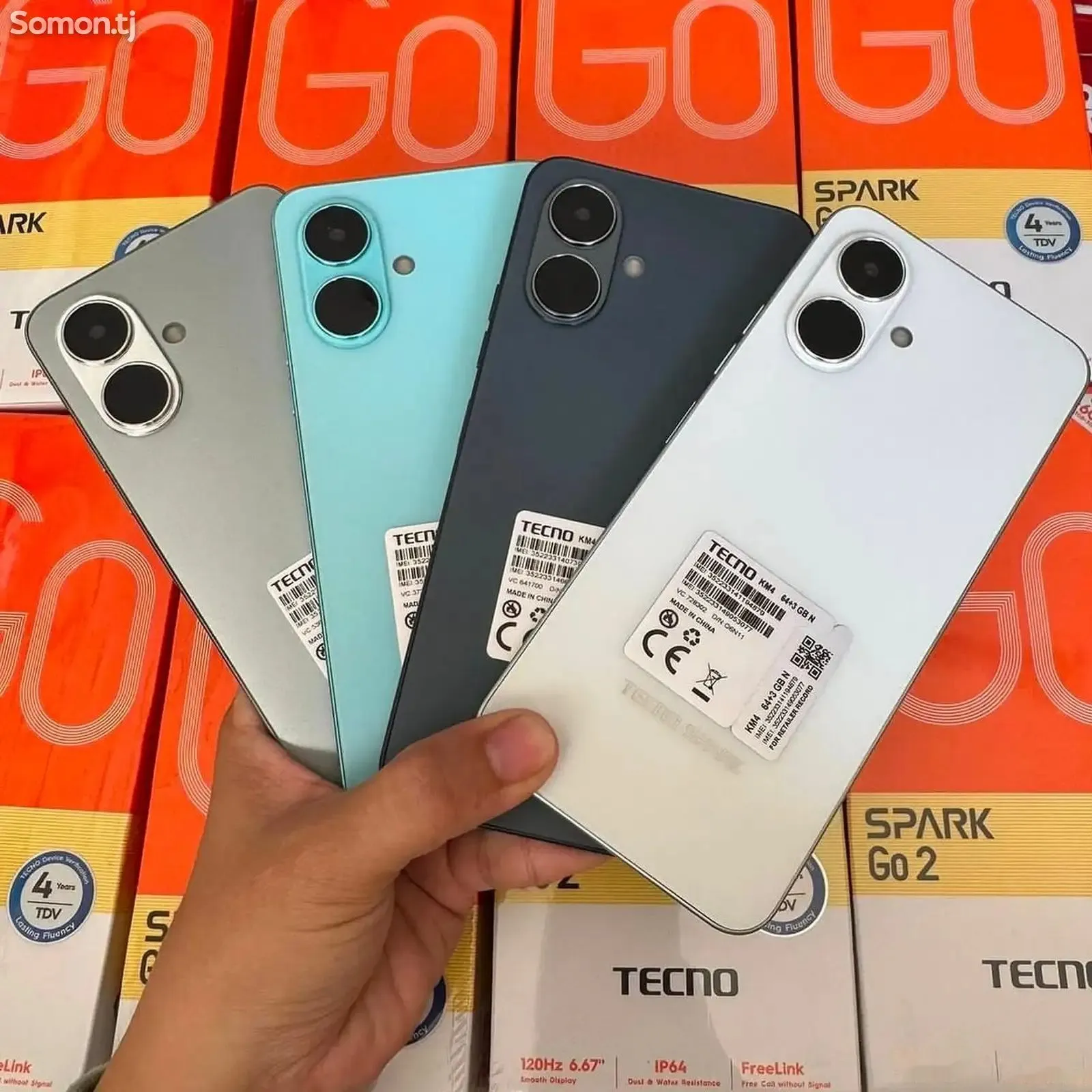 Tecno Spark Go2 6/128Gb white — фото 2