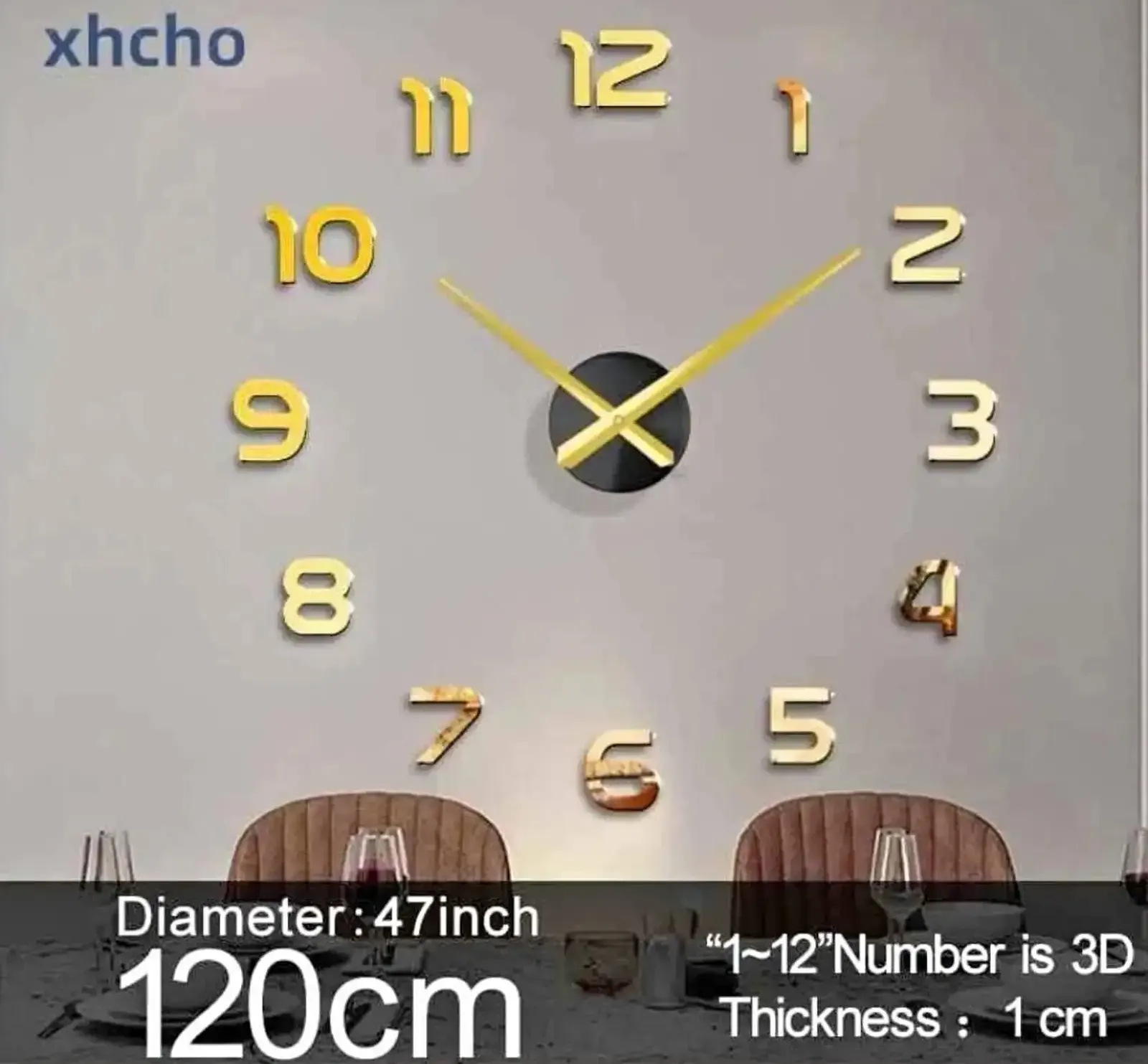 Настенные 3D часы