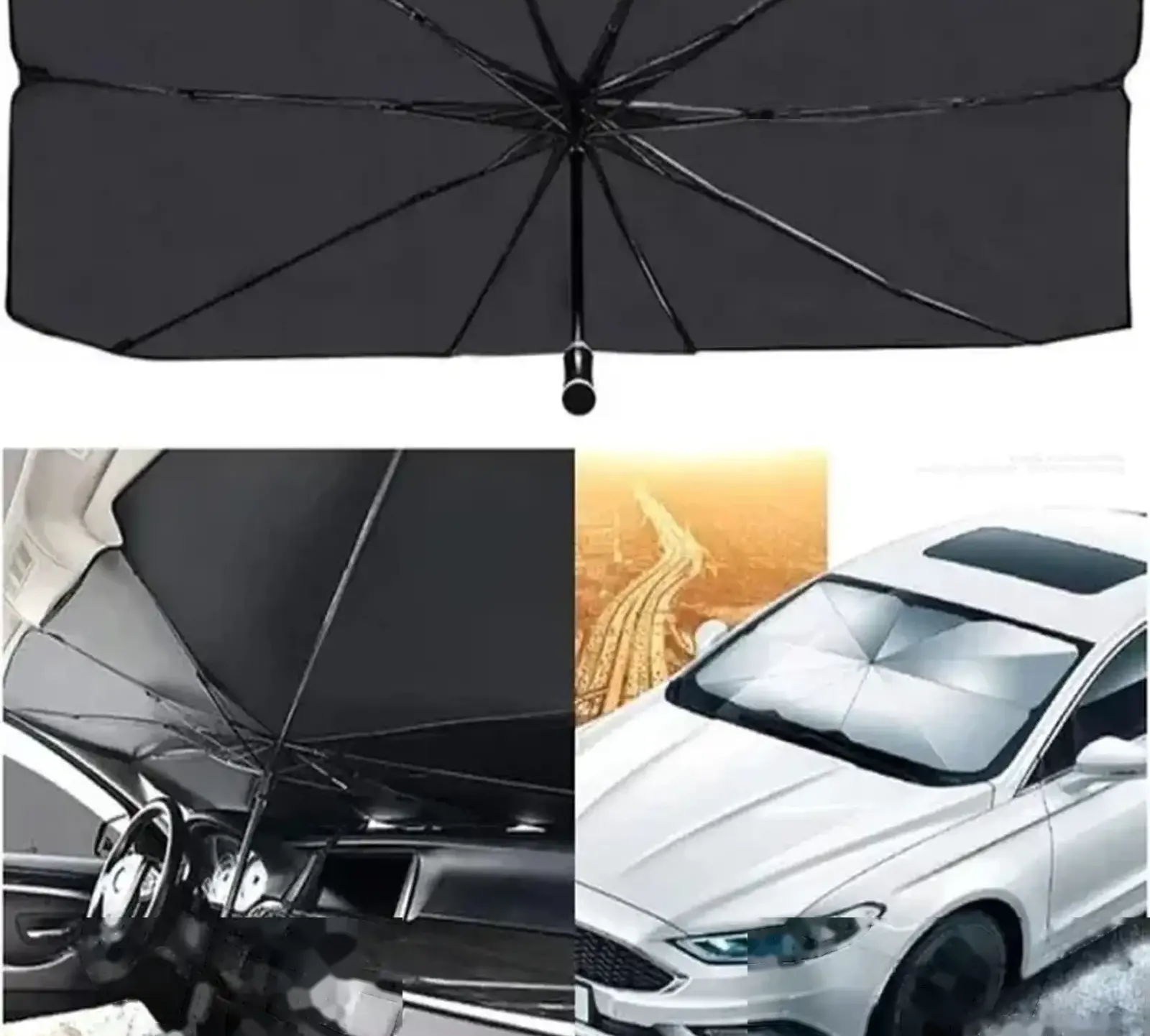 Зонтик для авто Green Lion Car Windshield Sunshade Umbrella