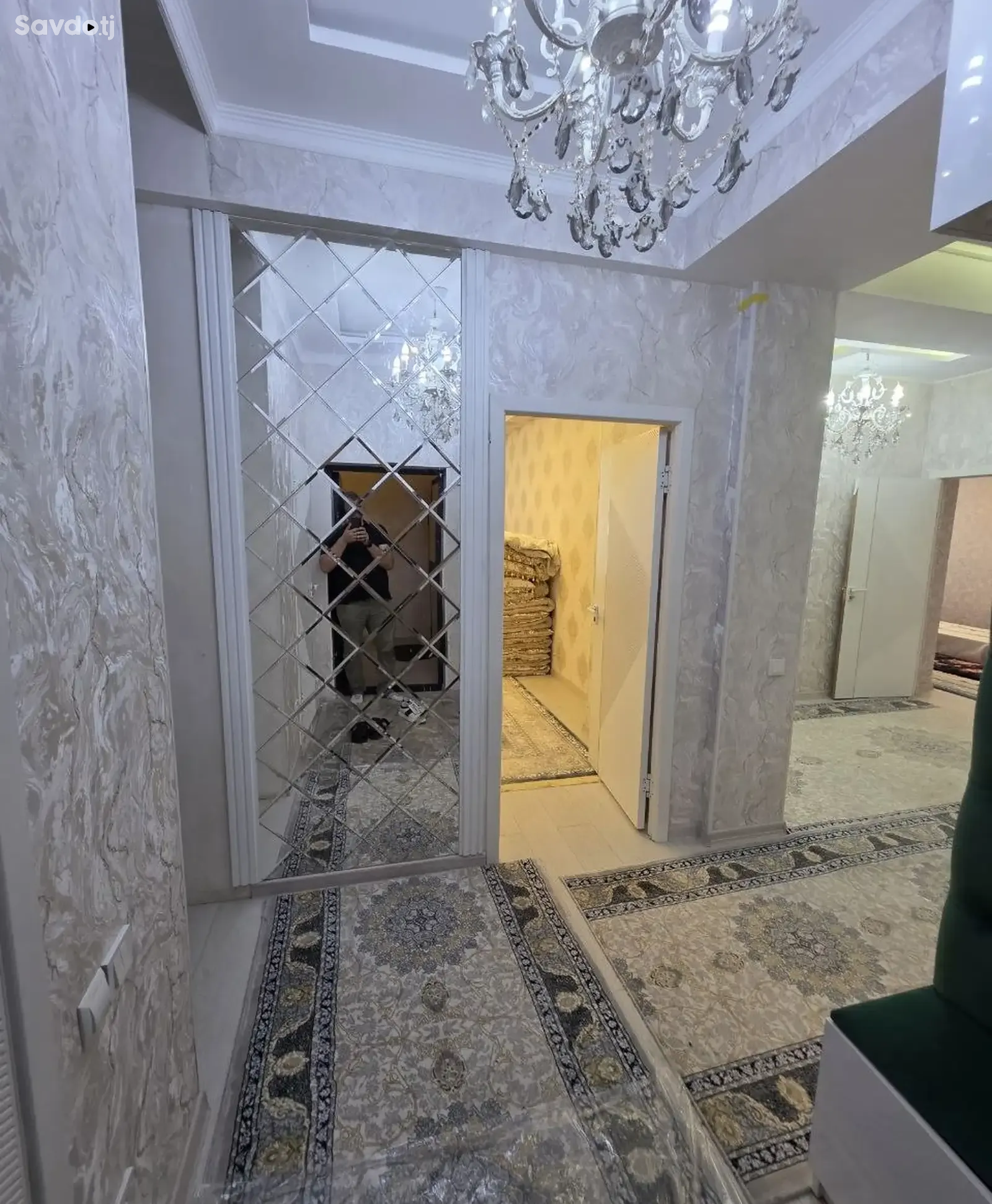 3-комн. квартира, 5 этаж, 85 м², И.Сомони ул.Карамова 17/А на против коррупция — фото 3