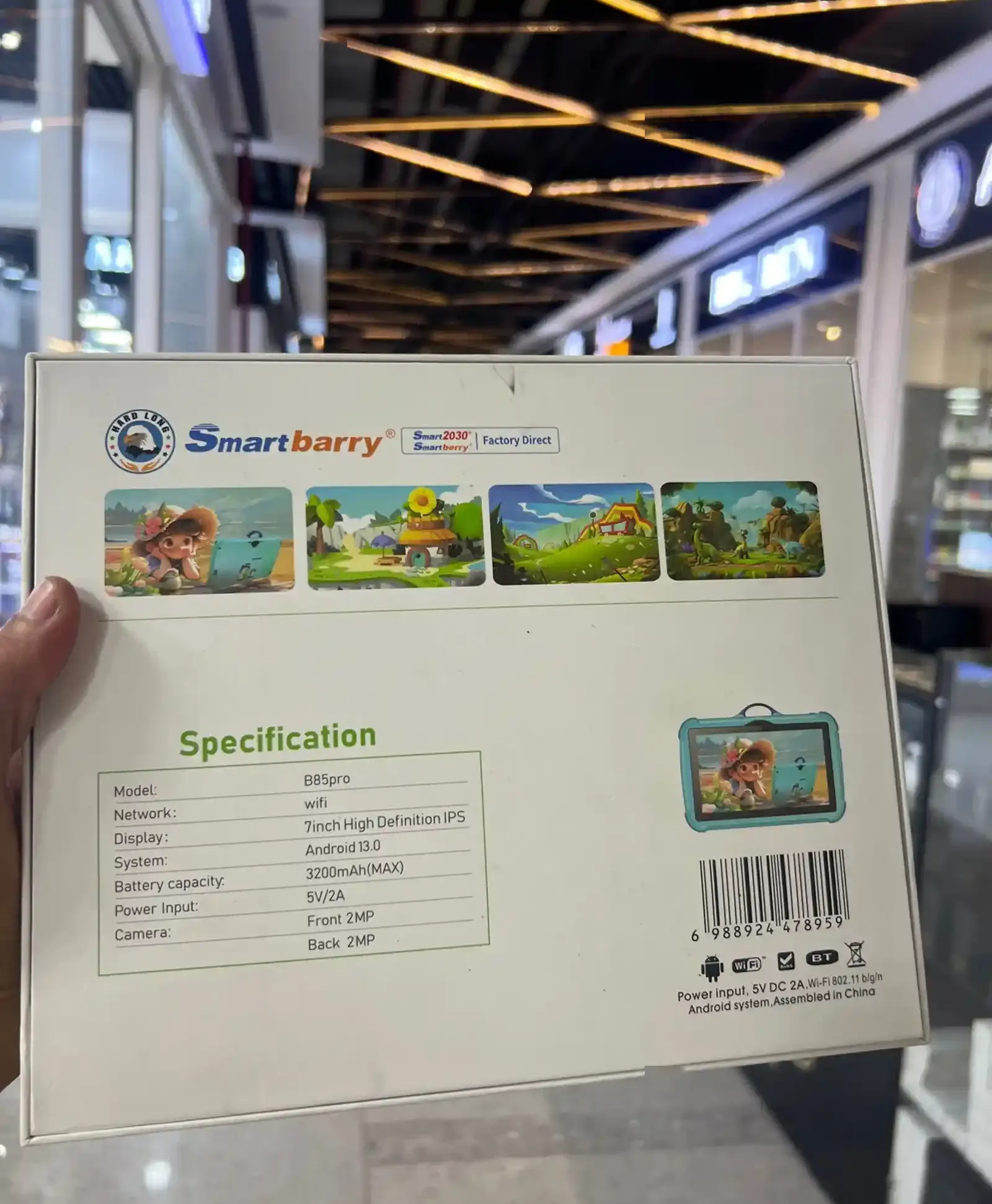 Детский планшет Smartbarry B85 Pro 128 Gb