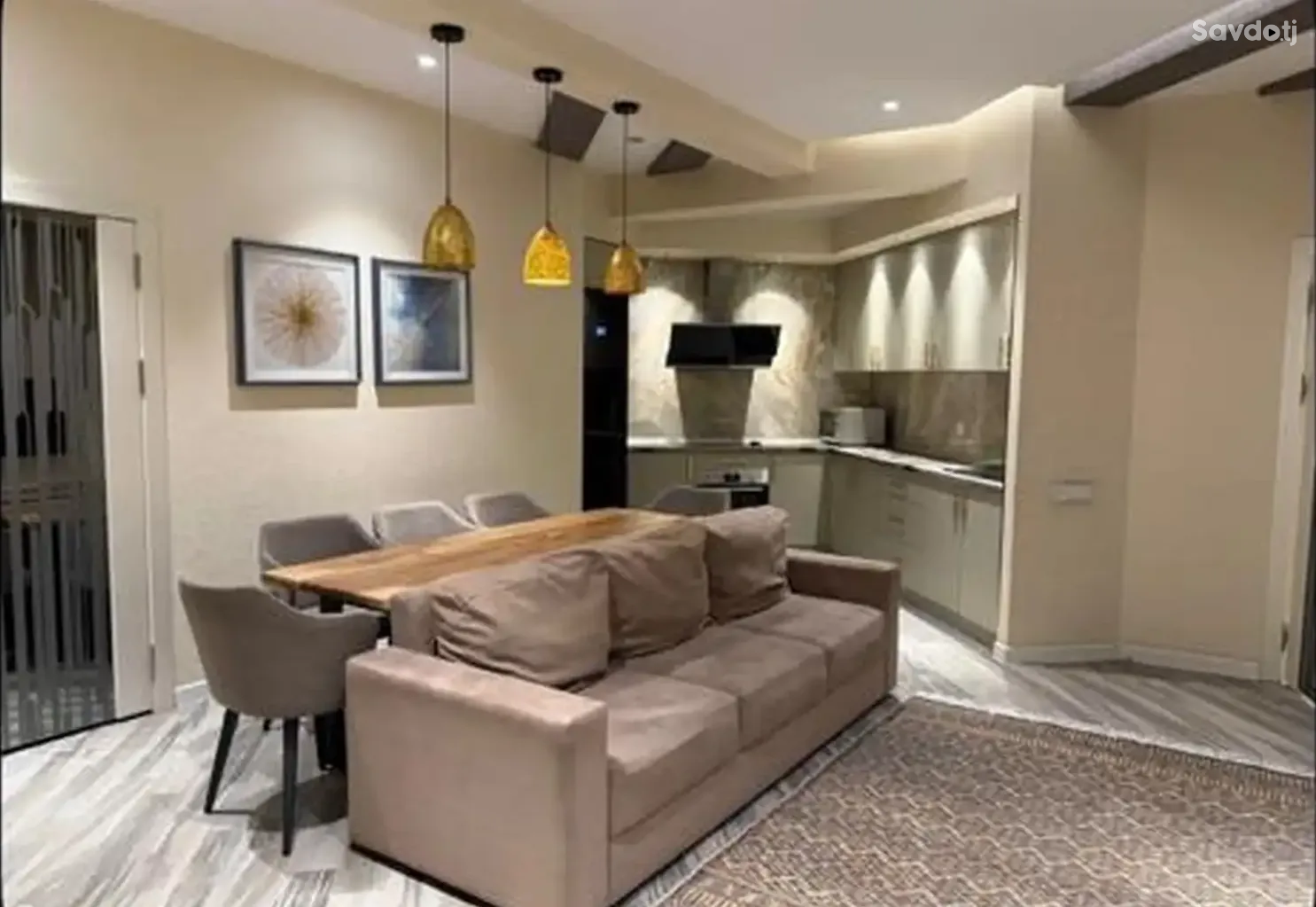 3-комн. квартира, 5 этаж, 115м², Сомони — фото 6