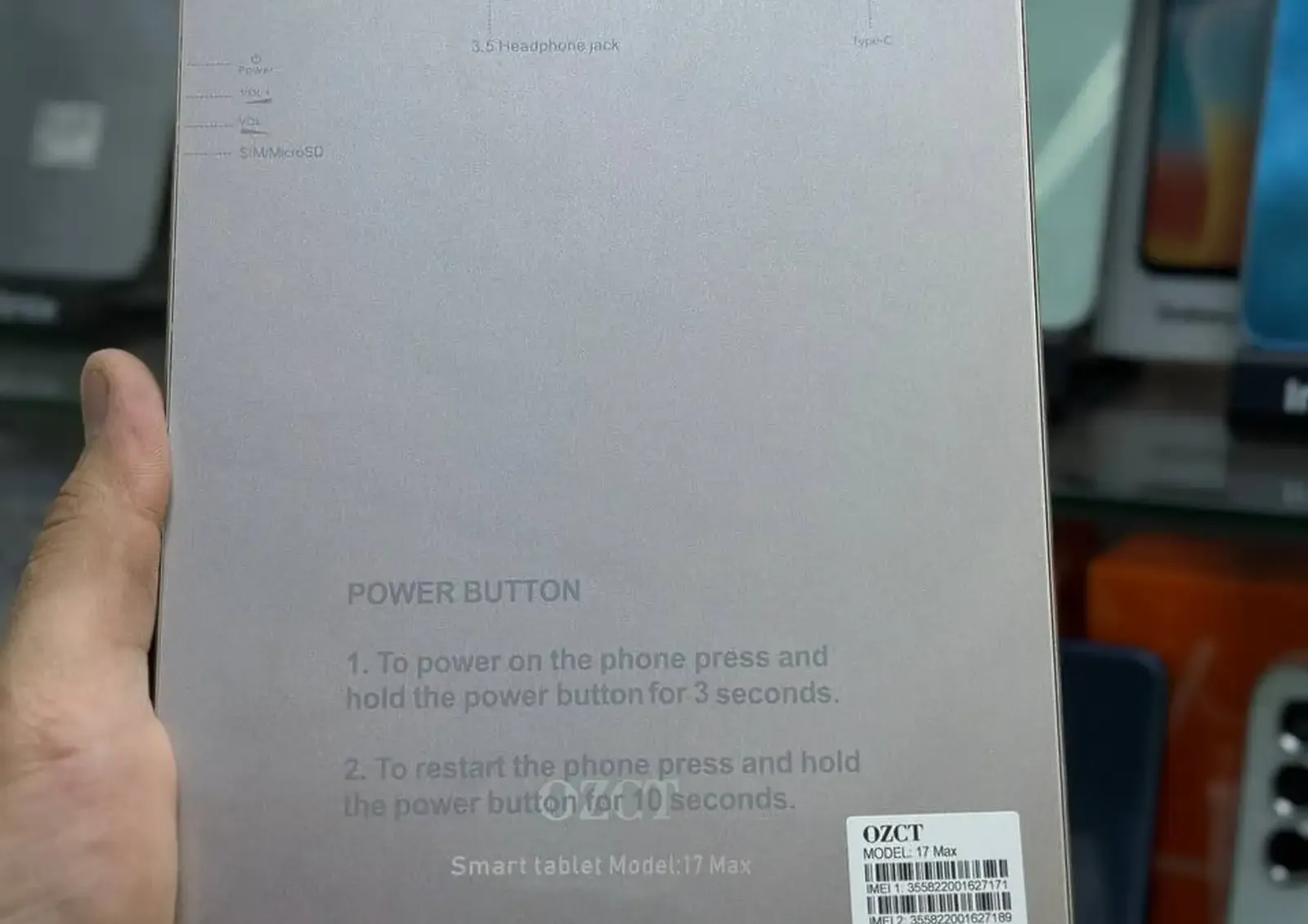 Планшет 17PRO MAX 16/1Тера Orange 2sim