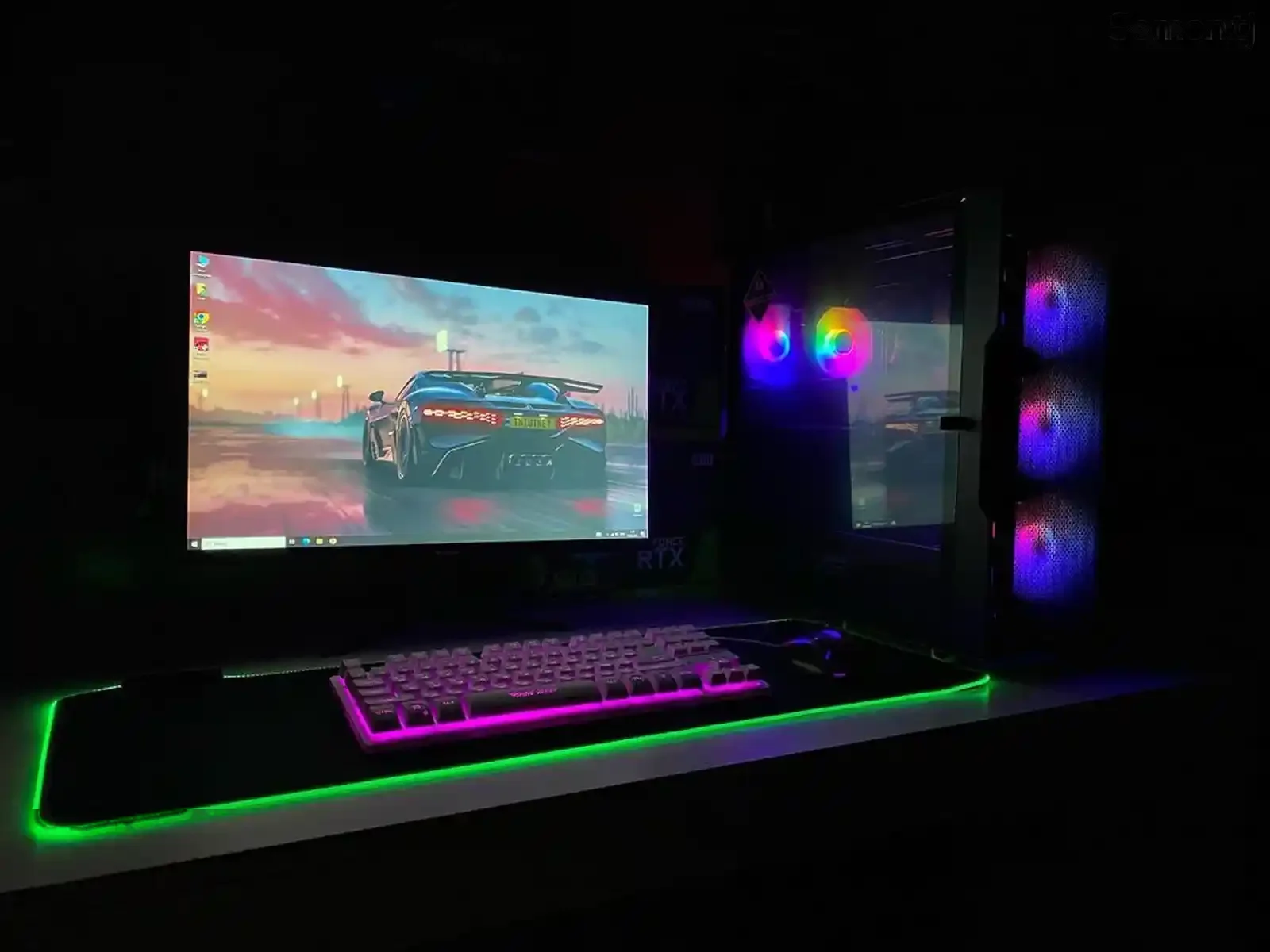 Игровой компьютер core i5 10400F/RAM 16GB/RX 580 8GB DDR 5/SSD 128GB/HDD 1TB — фото 3