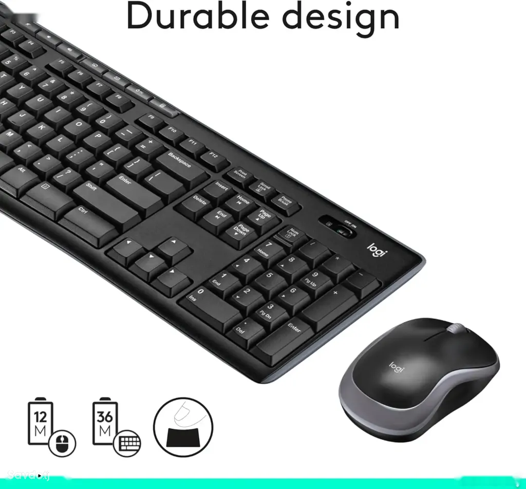 Комплект Logitech MK270 беспроводная клавиатура и мышь Black