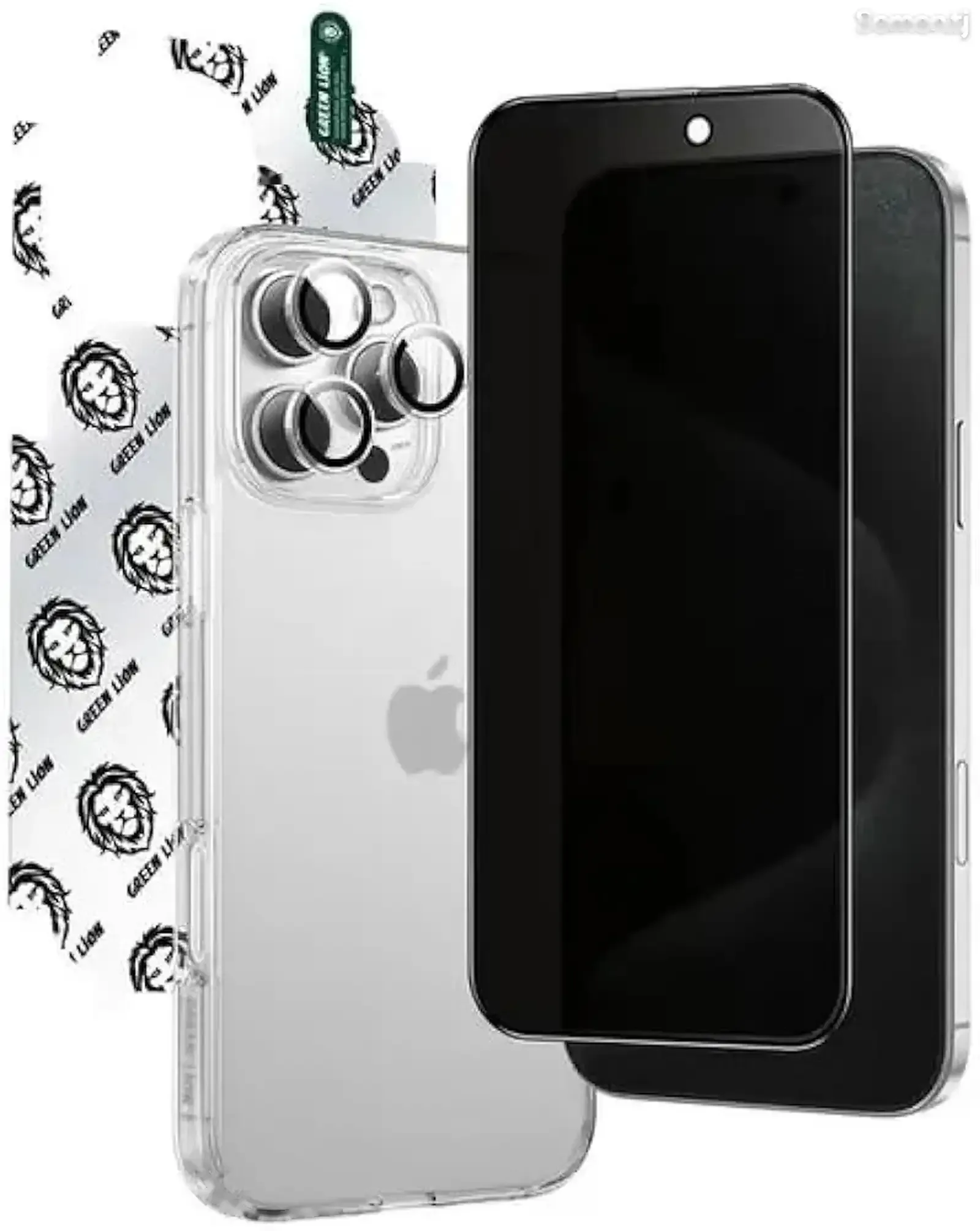 Защита Green Lion 4 In 1 Defender Pack iPhone 16 Pro Max -Clear