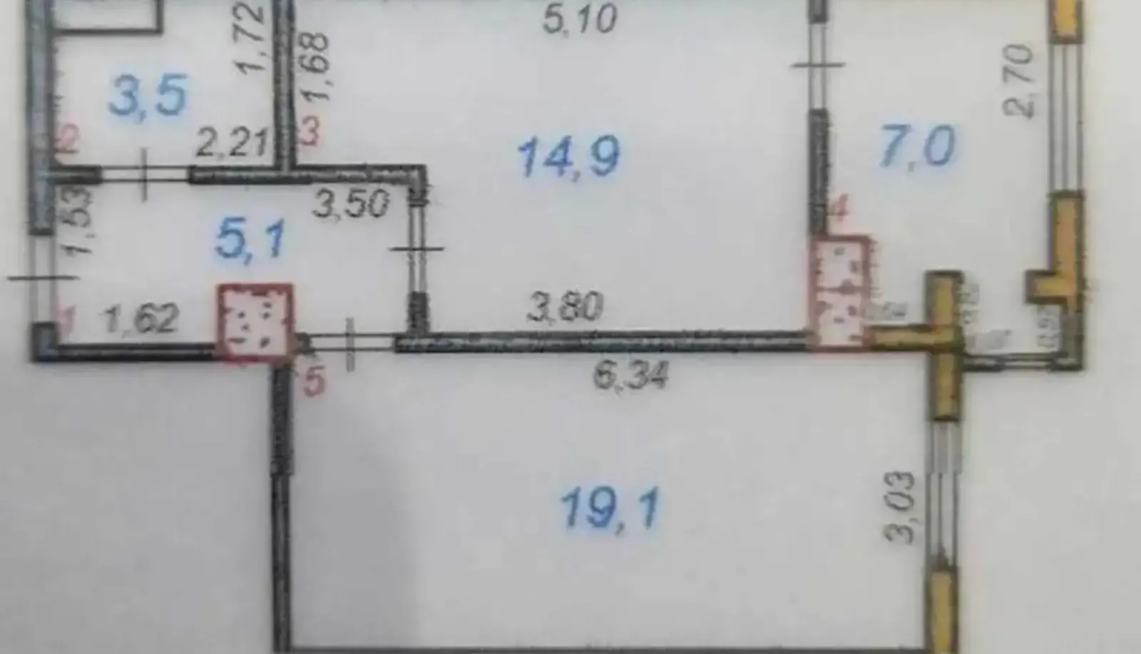 2-комн. квартира, 15 этаж, 50 м², Фирдавси — фото 11