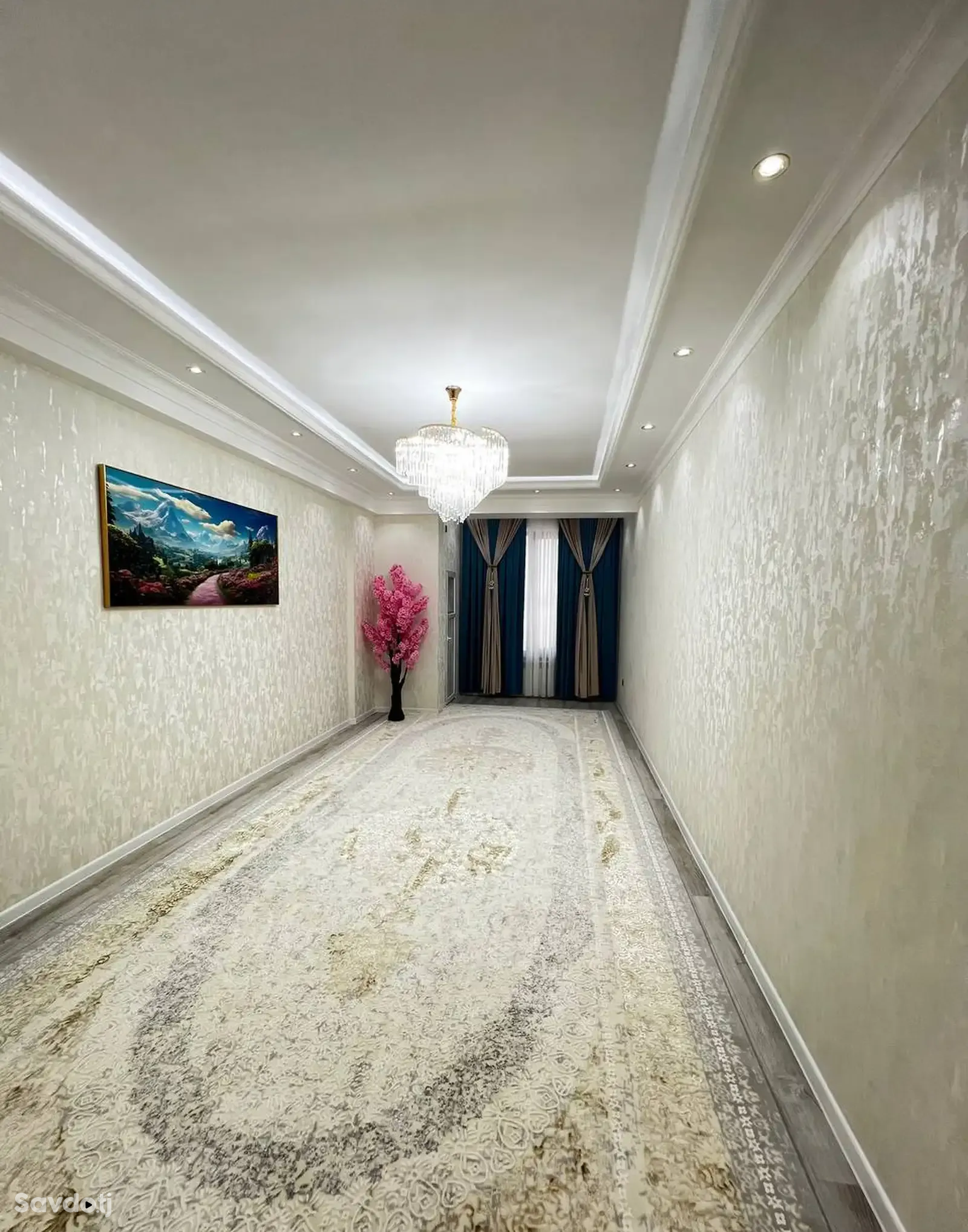 3-комн. квартира, 12 этаж, 76 м², Сино Зарафшон рядом поликлиника 14 — фото 3
