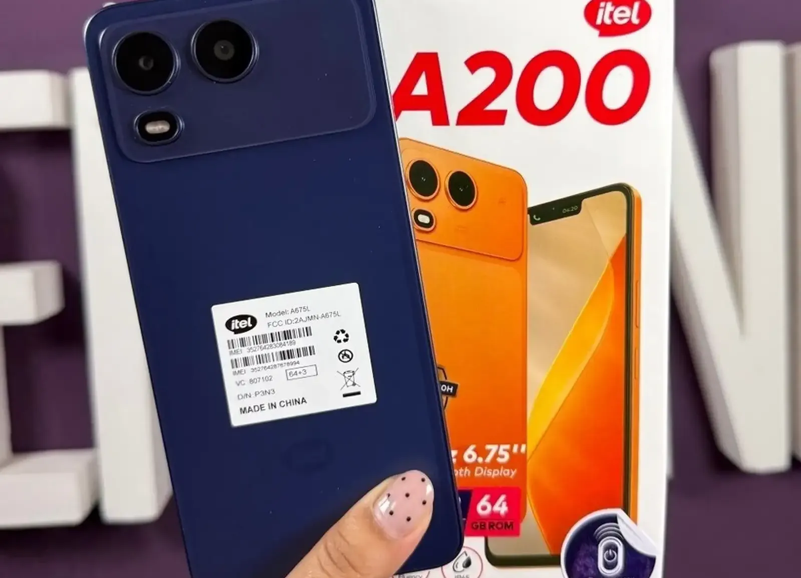 Itel A200 8/128gb Orange 5000mh