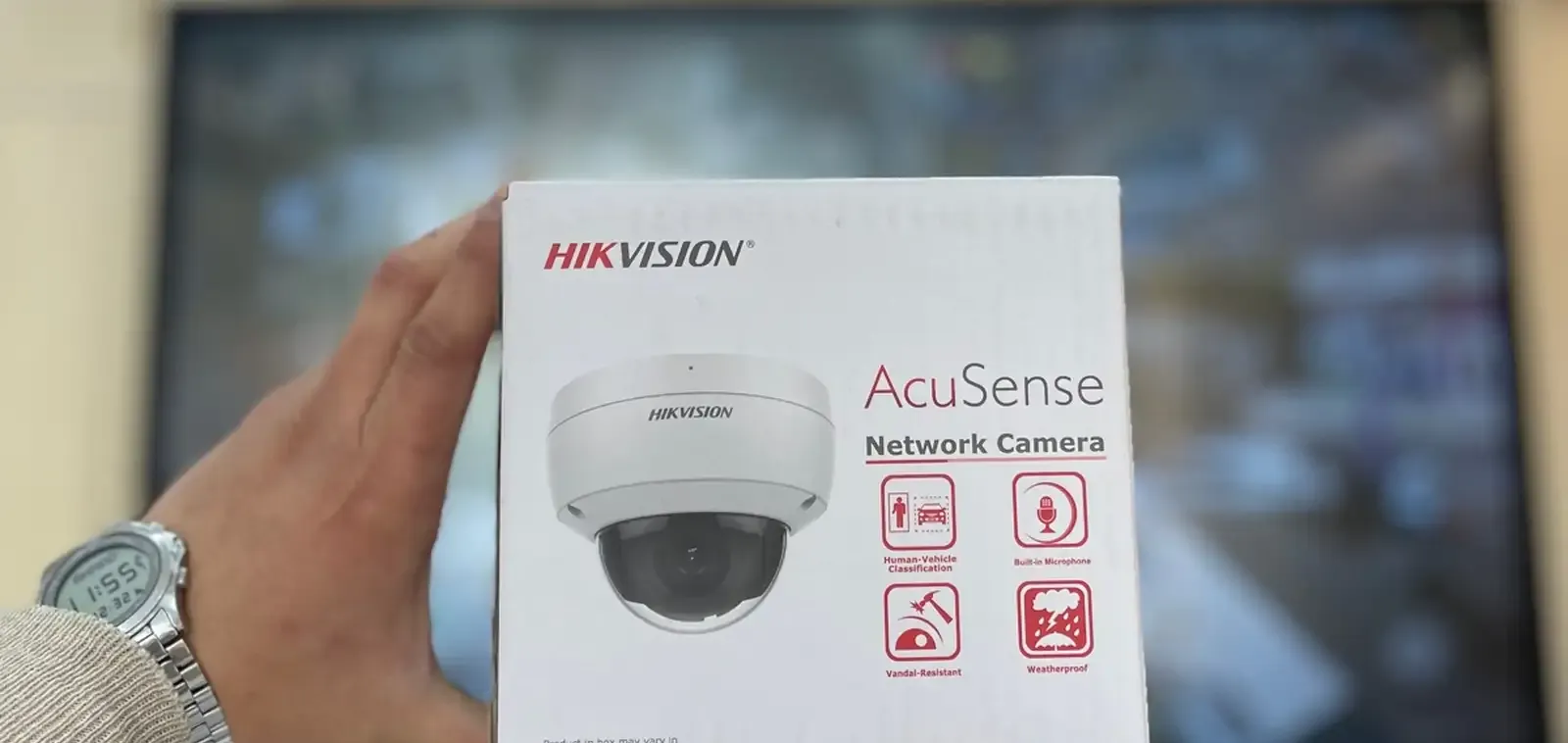 IP видеокамера Hikvision DS 2CD2163G2 IU 2.8mm 6 МП купольная камера AcuSense