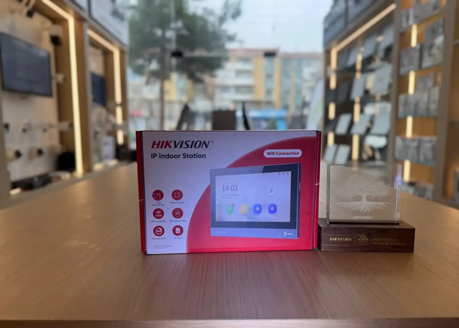 IP Дисплей домофона 7 дюйм Hikvision DS-KH8381-WTE1 O-STD
