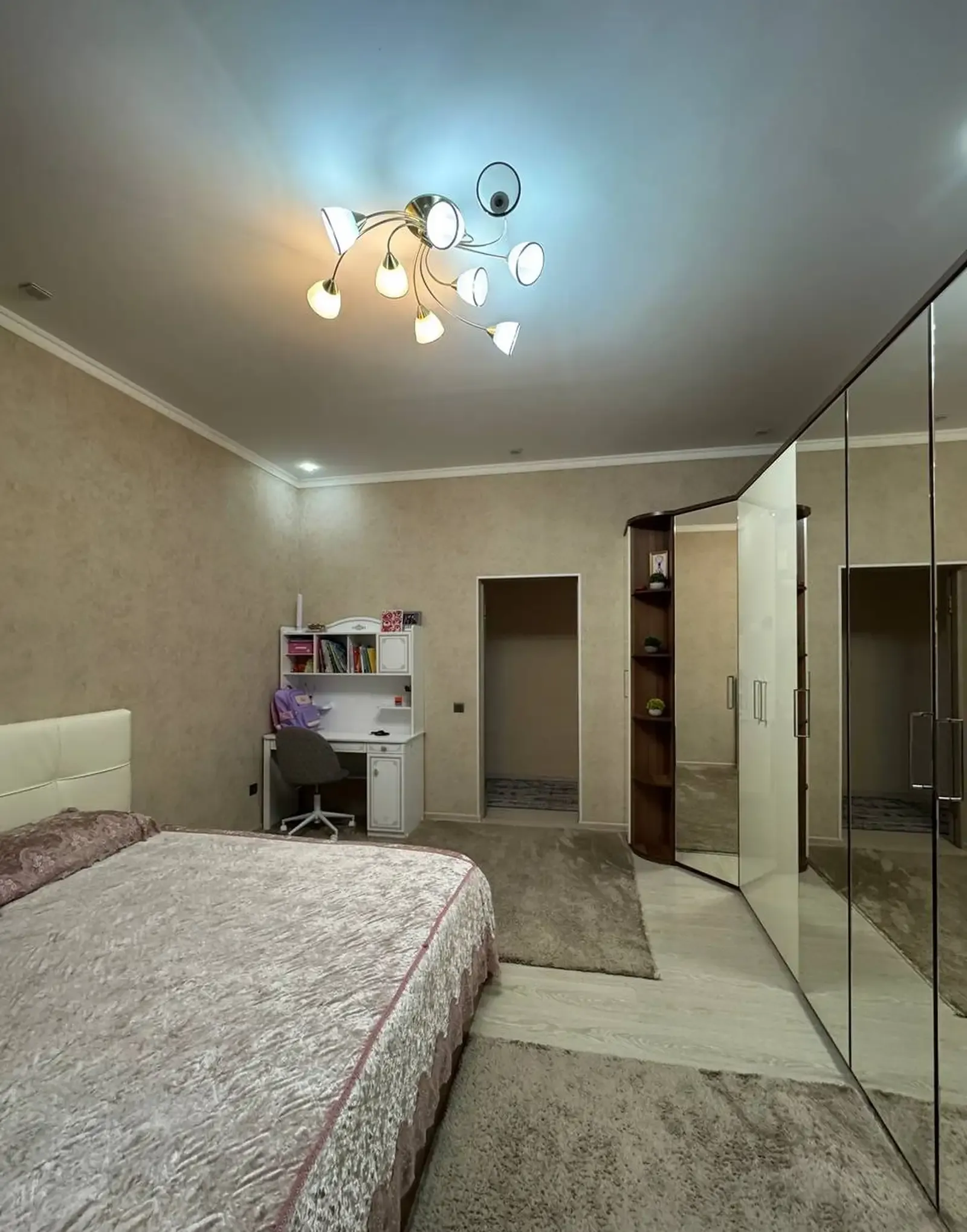 2-комн. квартира, 12 этаж, 98 м², Сомони — фото 4