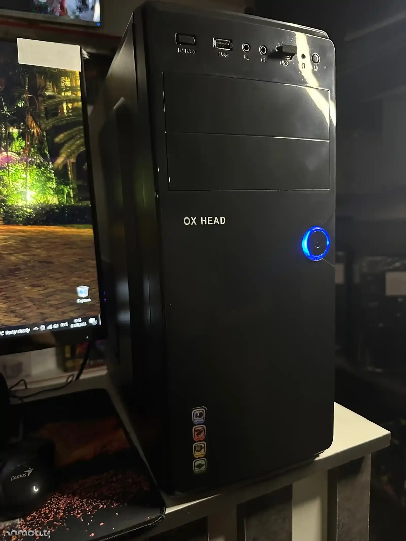 Персональный компьютер core i5 3470/RAM 8GB DDR 3/Wi-fi/HDD 500GB/Philips