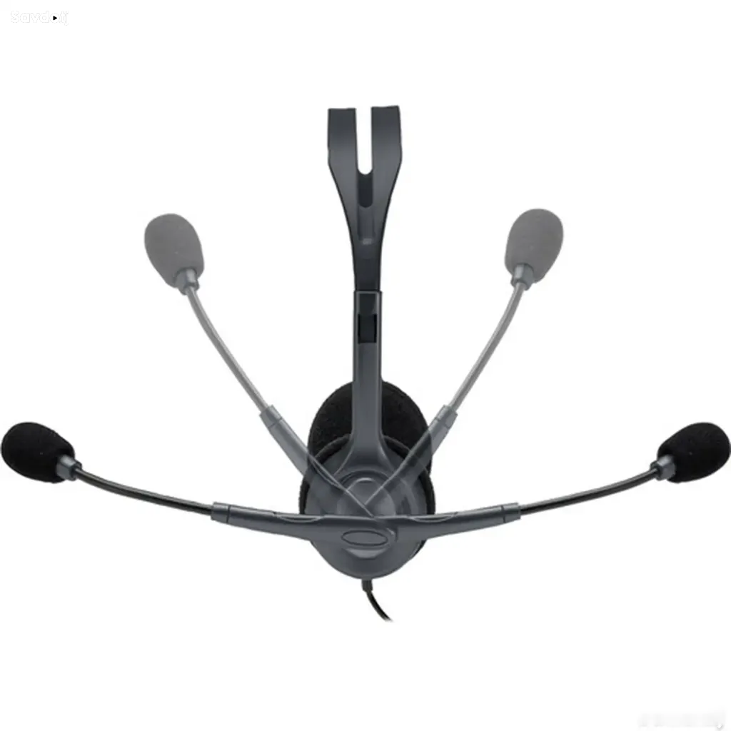 Гарнитура Logitech H111 Stereo Headset с шумоподавлением 3.5 мм Black