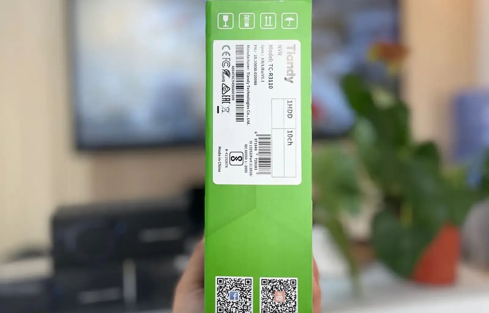 Tiandy TC-R3110 10 канальный IP-видеорегистратор