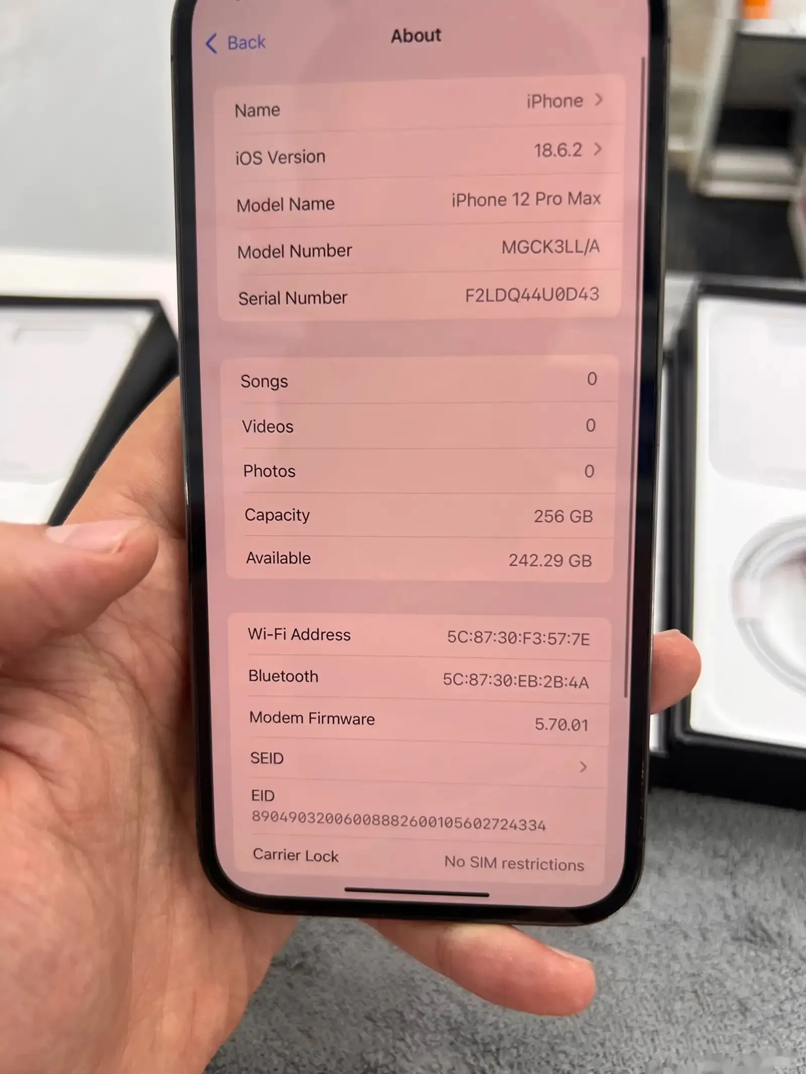 Apple iPhone 12 Pro Max, 256 gb, Graphite