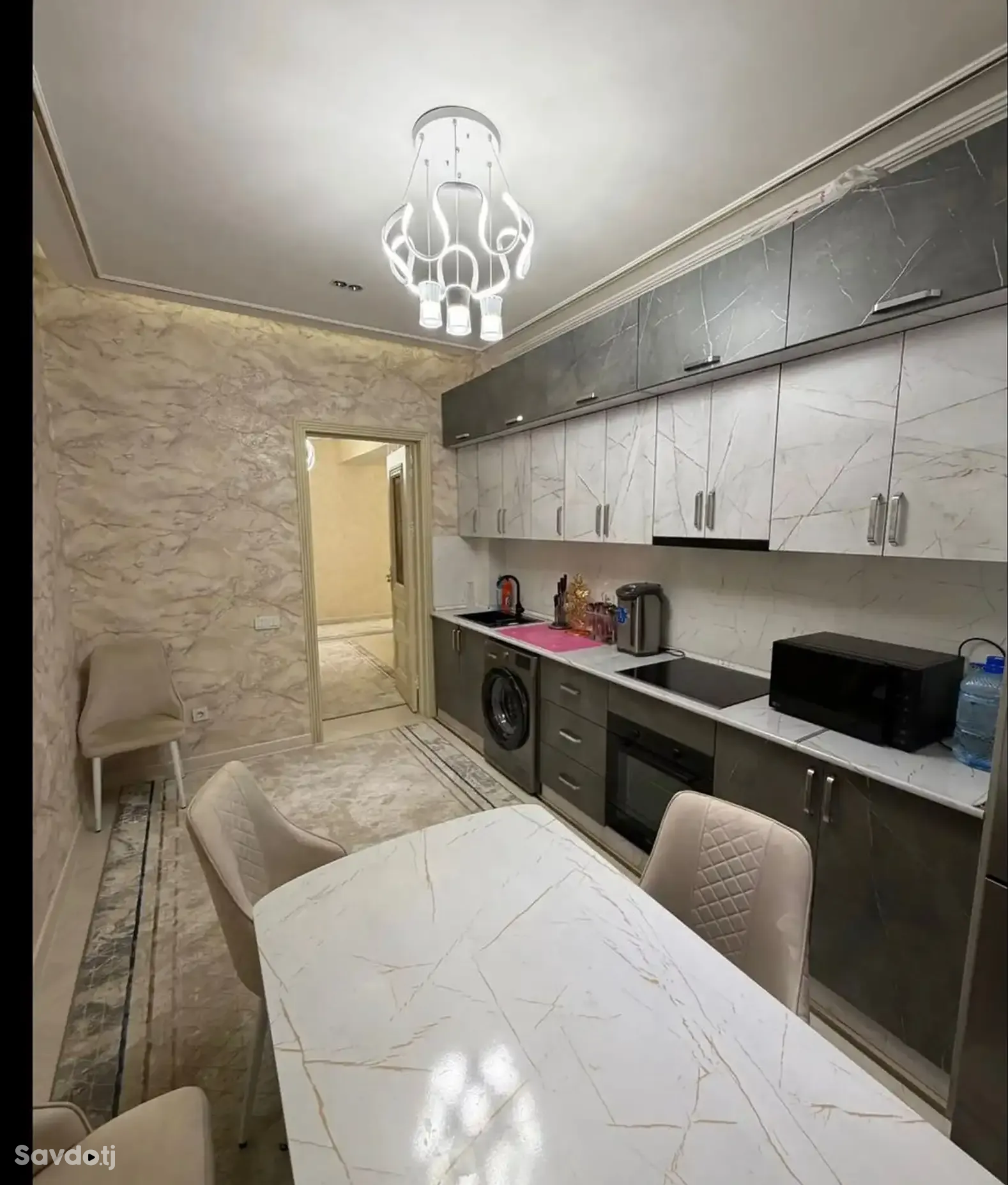2-комн. квартира, 4 этаж, 75м², Сомони — фото 11