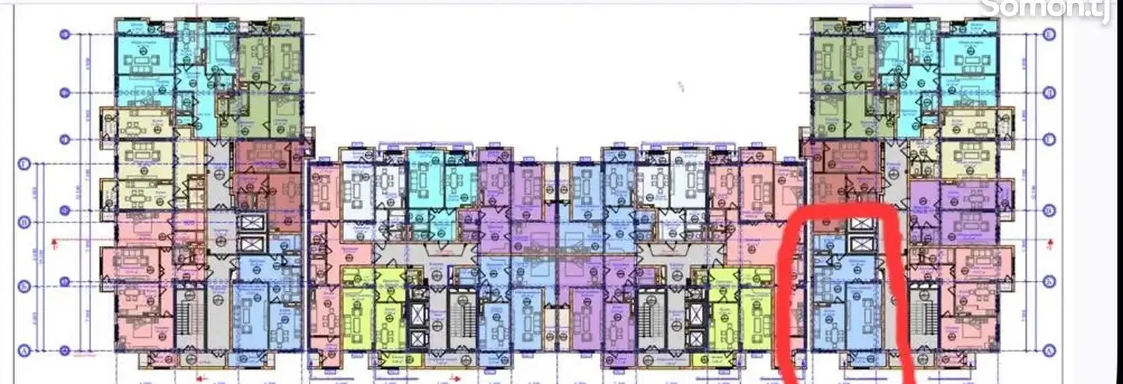 2-комн. квартира, 16 этаж, 80 м², Шохмансур Танка — фото 10