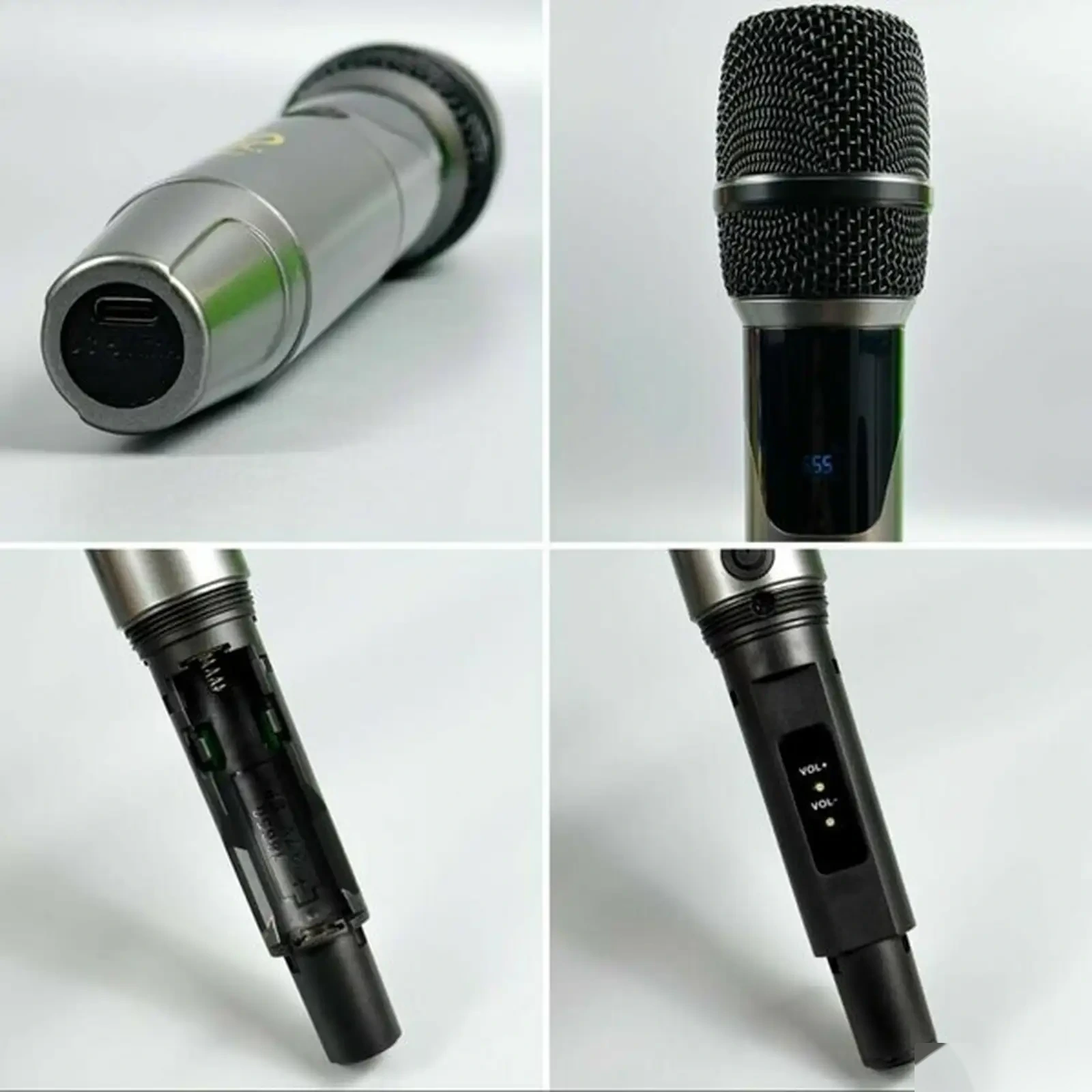 Микрофон для караоке ZQS-1M501 18650 Lithium 3.7V