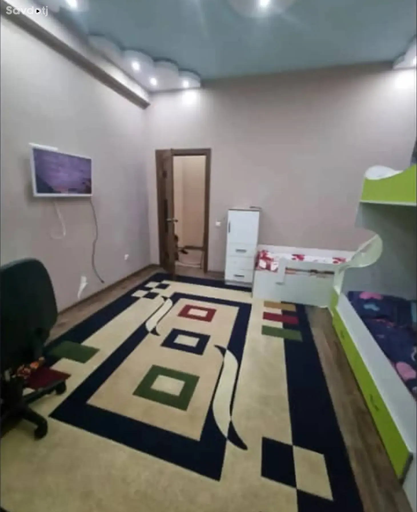3-комн. квартира, 10 этаж, 110м², Сомони — фото 5