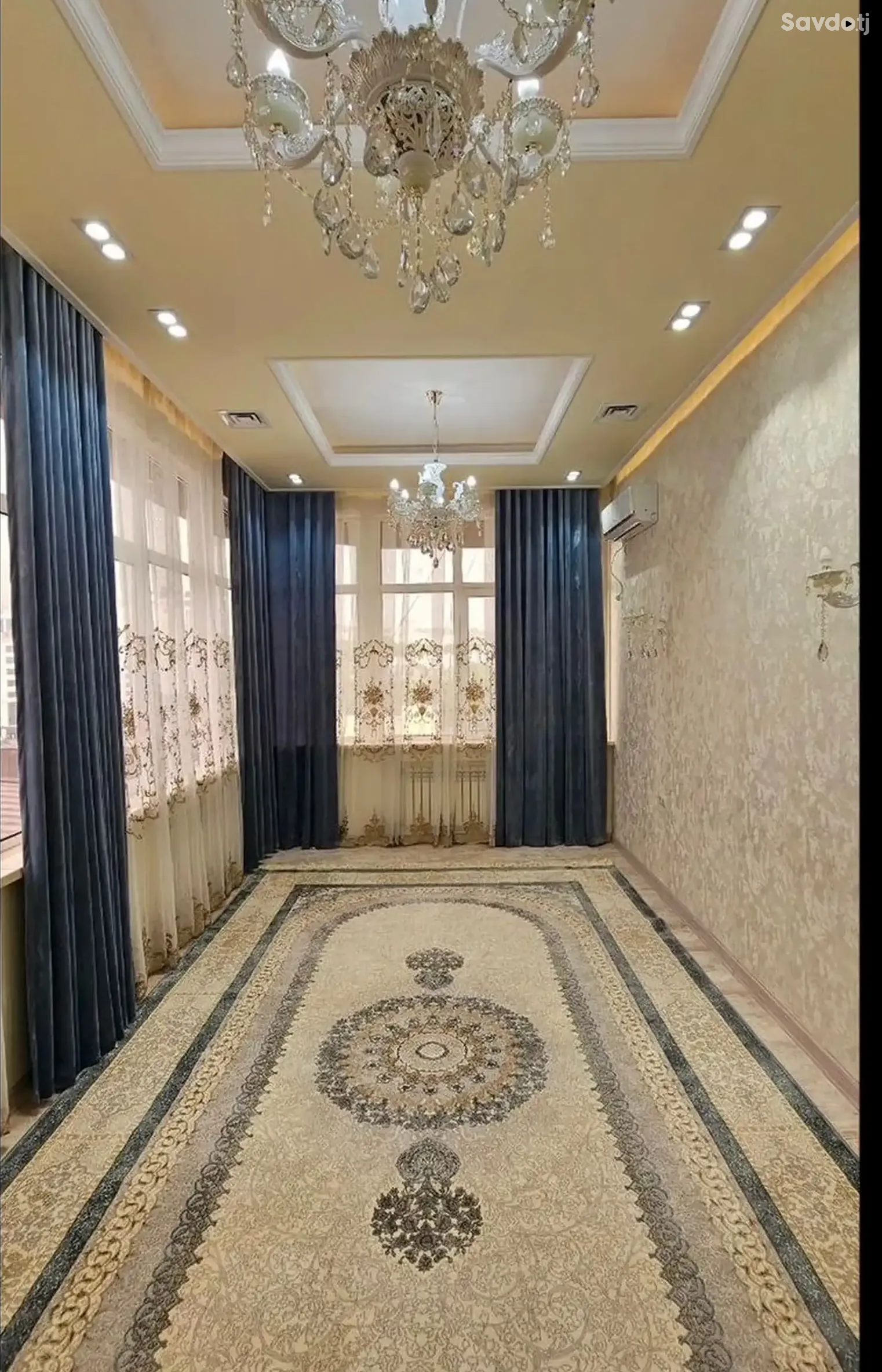 3-комн. квартира, 12 этаж, 151м², Сомони — фото 8