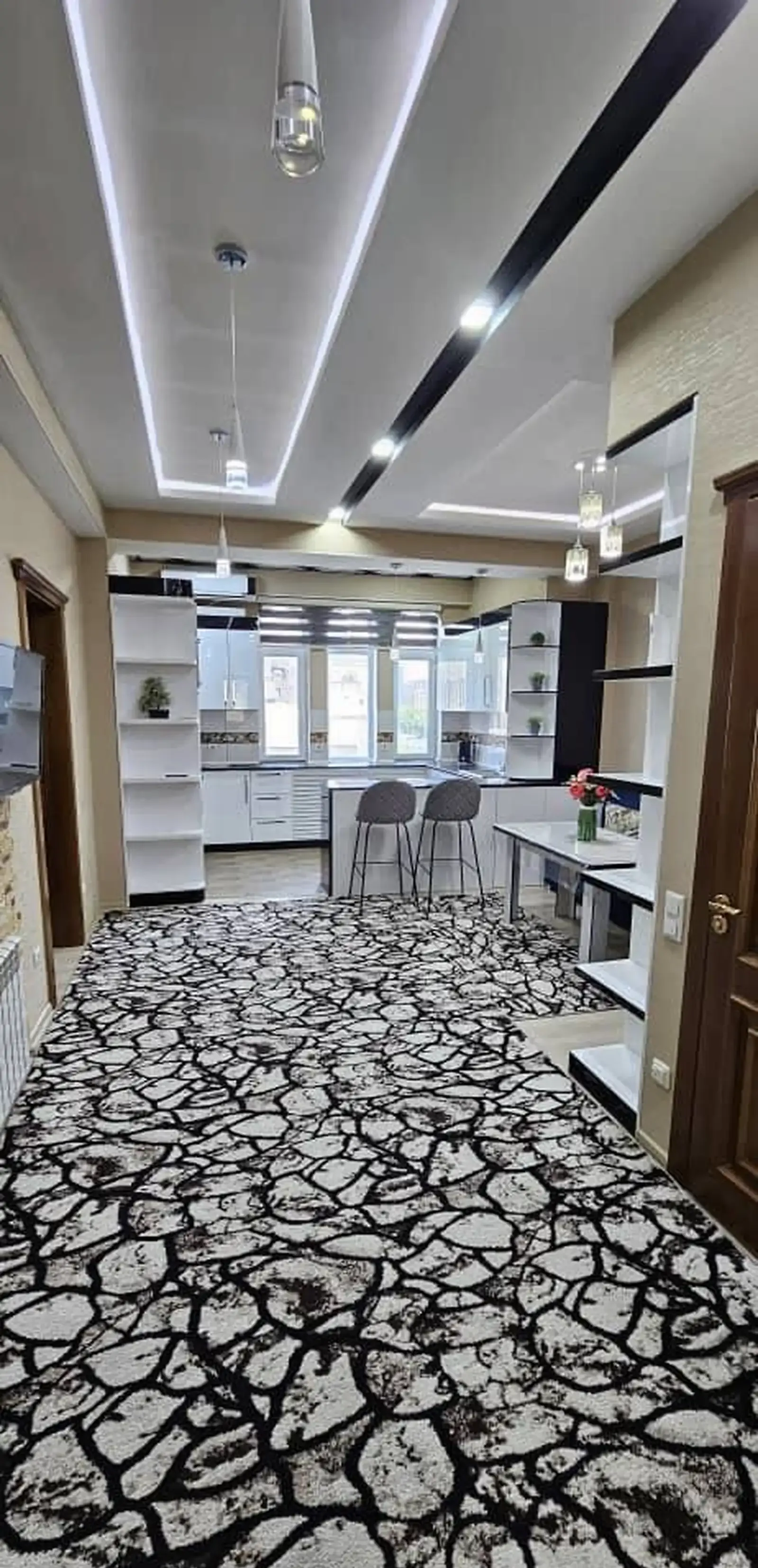 2-комн. квартира, 9 этаж, 74 м², н. Шохмансур, Садбарг — фото 2